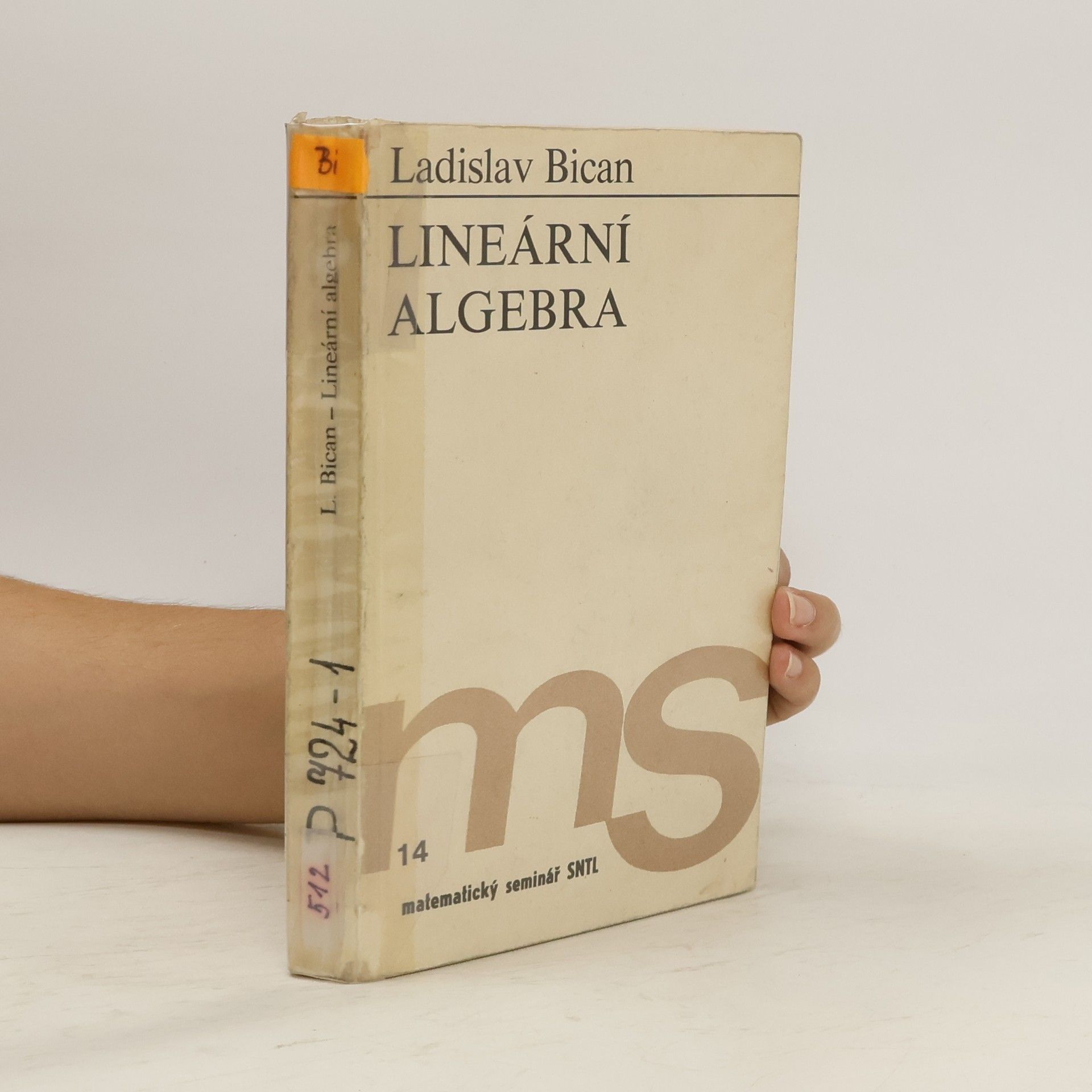 Ladislav Bican Lineární algebra v úlohách