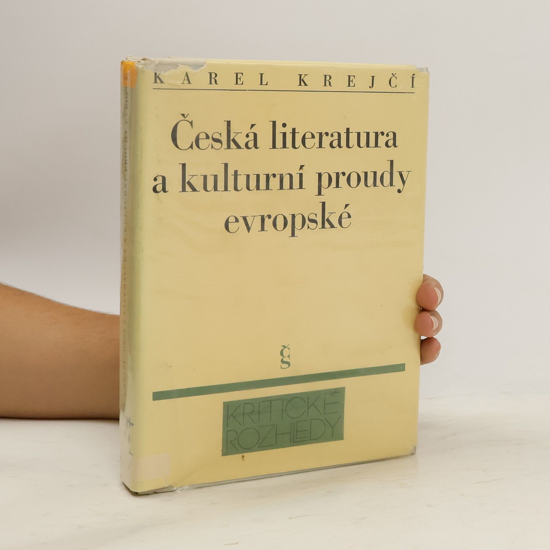 Karel Krejčí Česká literatura a kulturní proudy evropské