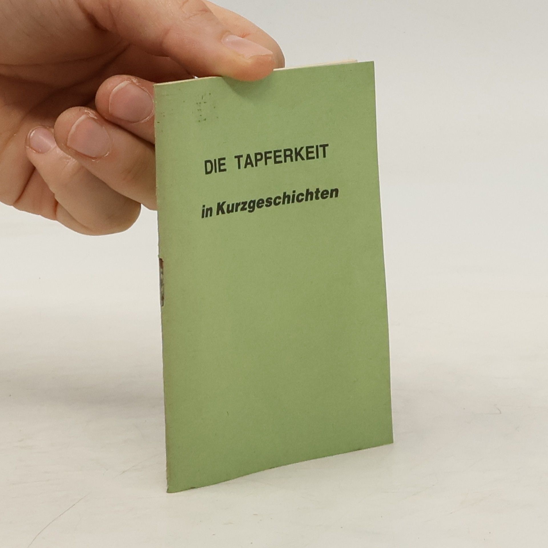 Autorenkollektiv Die Tapferkeit in Kurzgeschichten