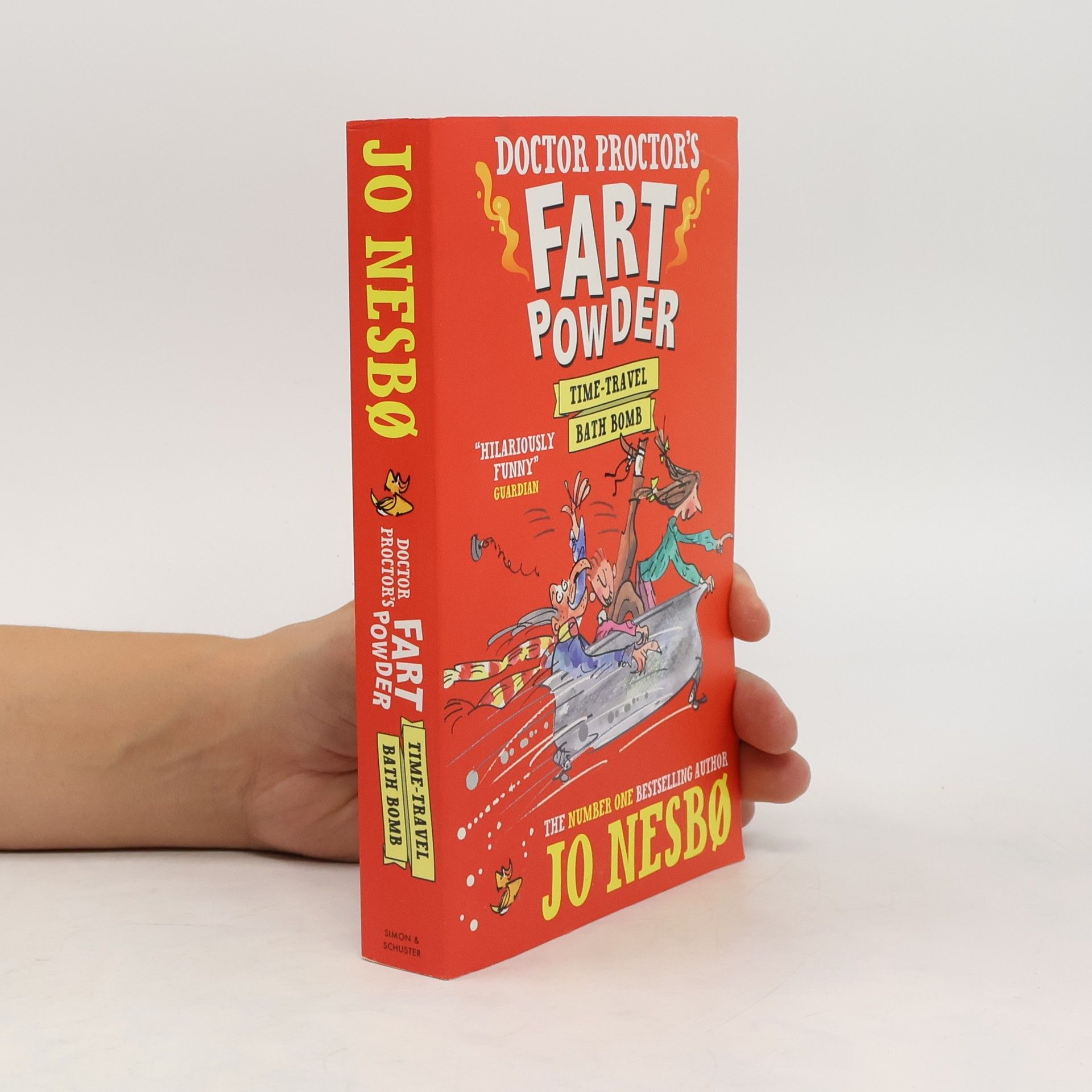 Jo Nesbø Doctor Proctor's fart powder. Time-travel bath bomb