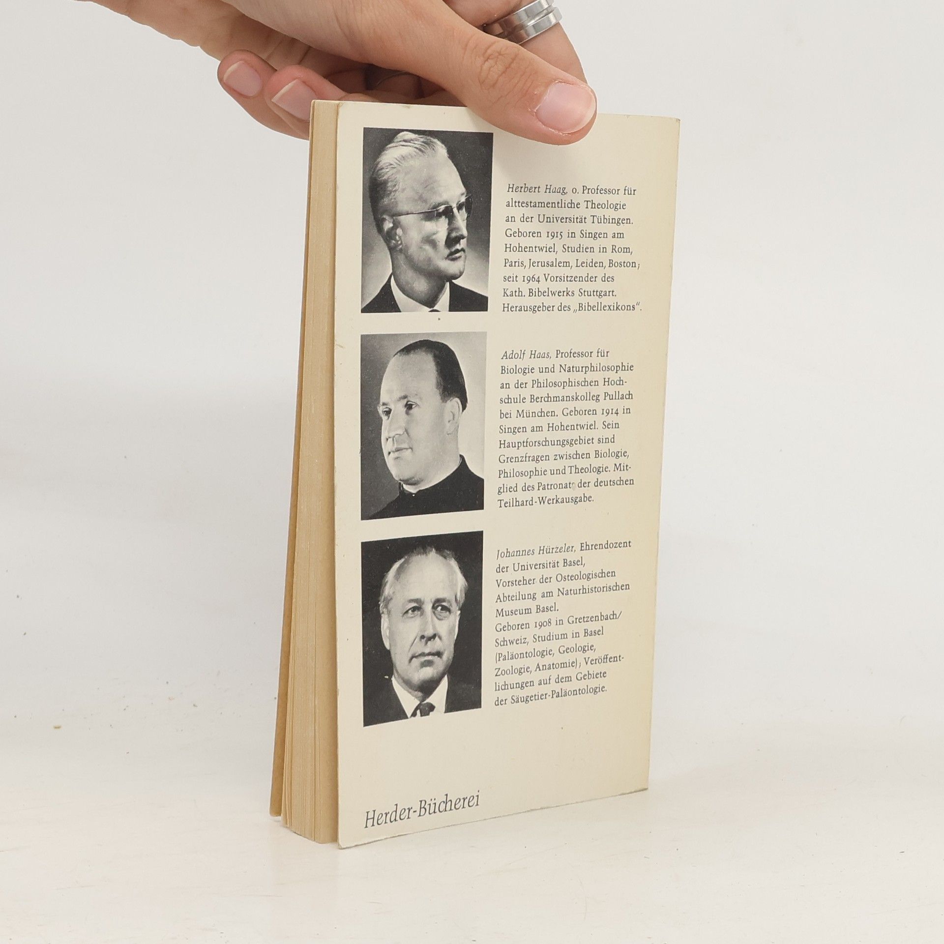 Autorenkollektiv Haag/Haas/Hürzeler Evolution und Bibel