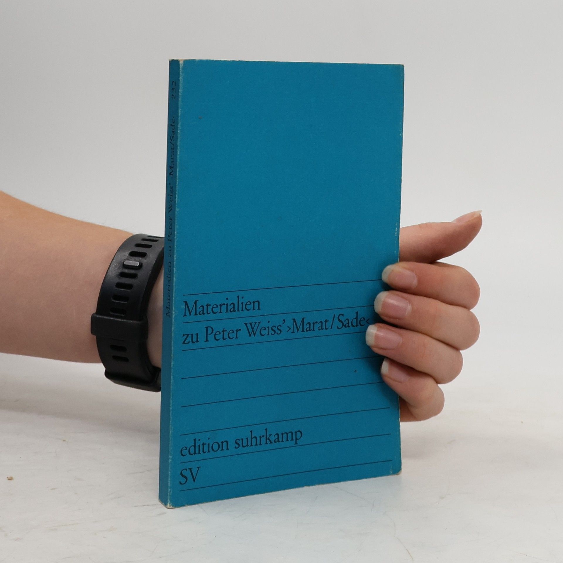 Karl Heinz Braun Materialien zu Peter Weiss' Marat, Sade