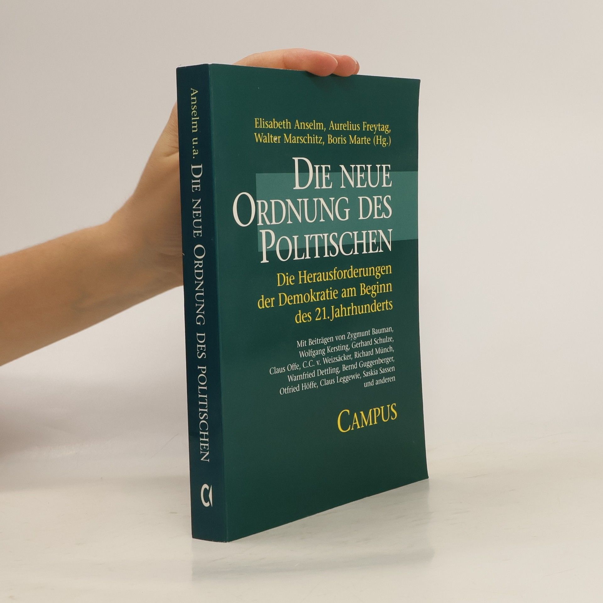 Elisabeth Anselm Die neue Ordnung des Politischen