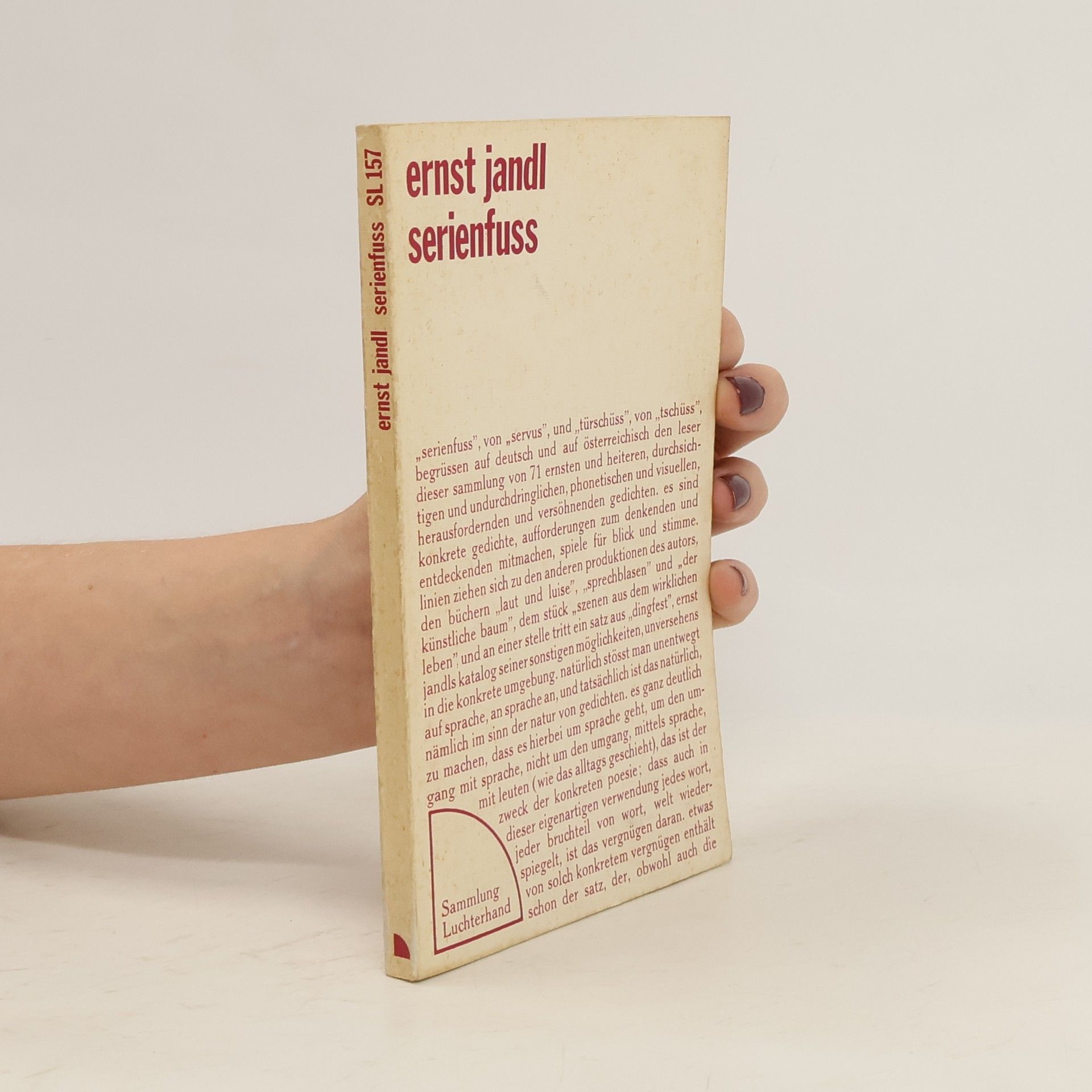 Ernst Jandl Serienfuss