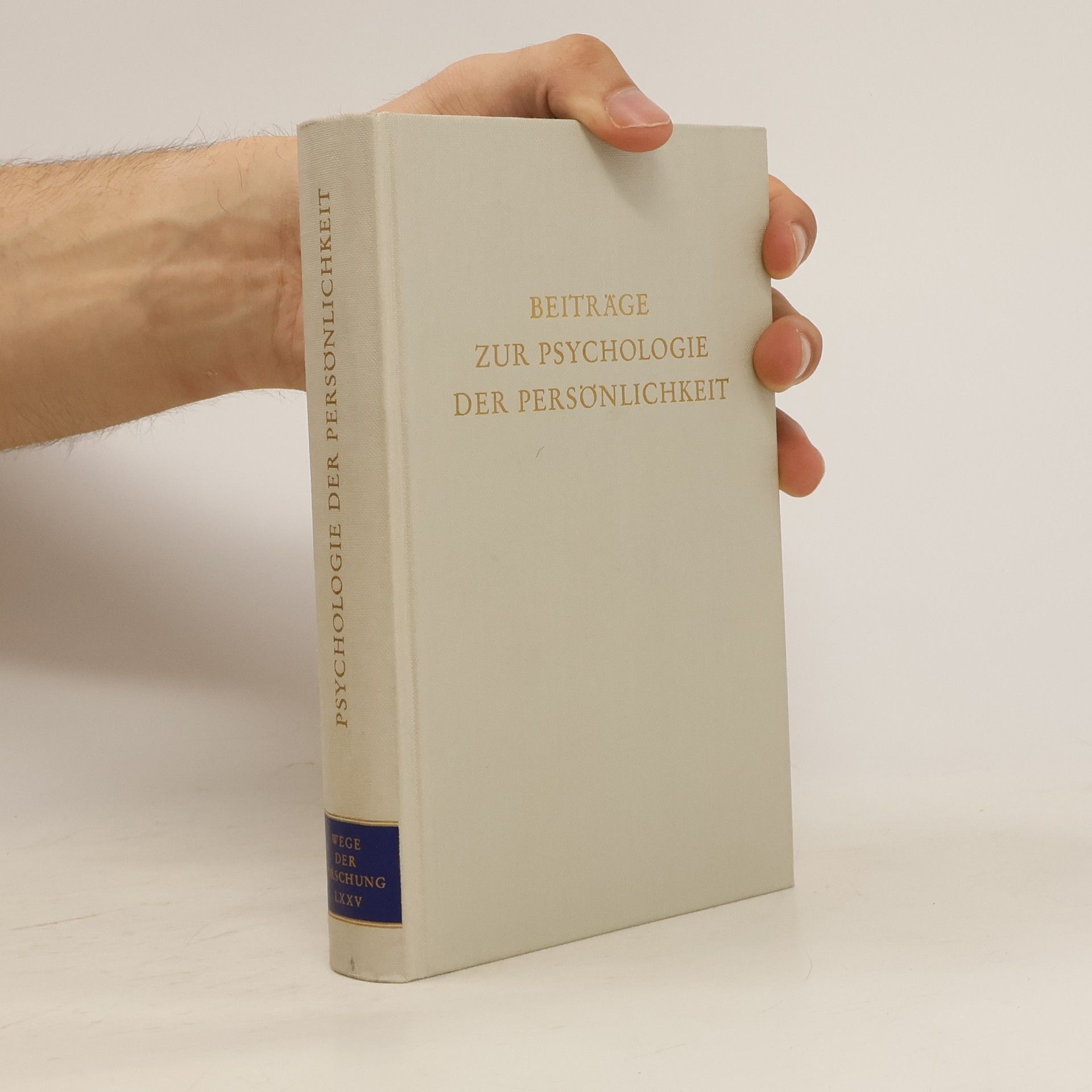 AA.VV. Beiträge zur Psychologie der Persönlichkeit LXXV