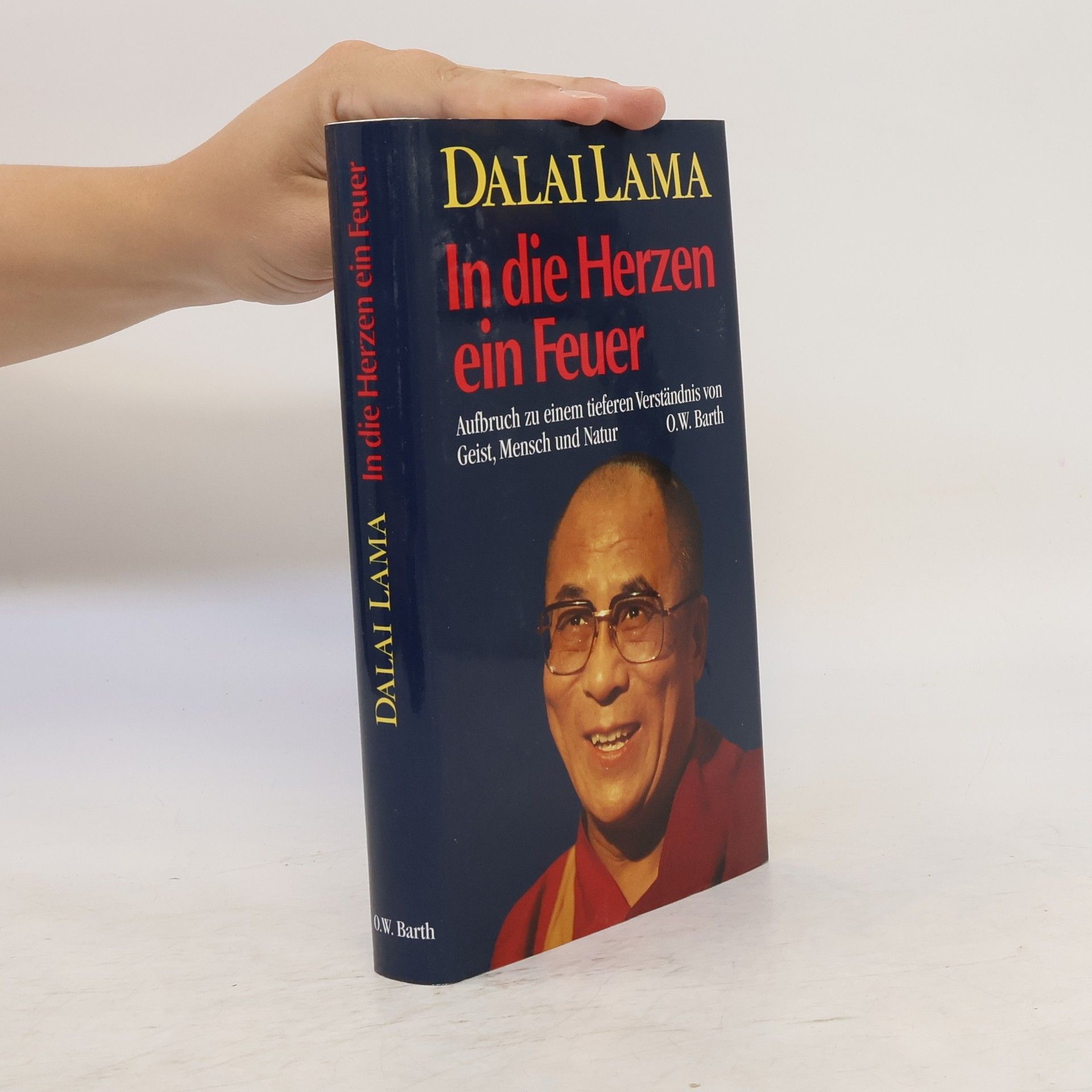 Dalaï-Lama In die Herzen ein Feuer