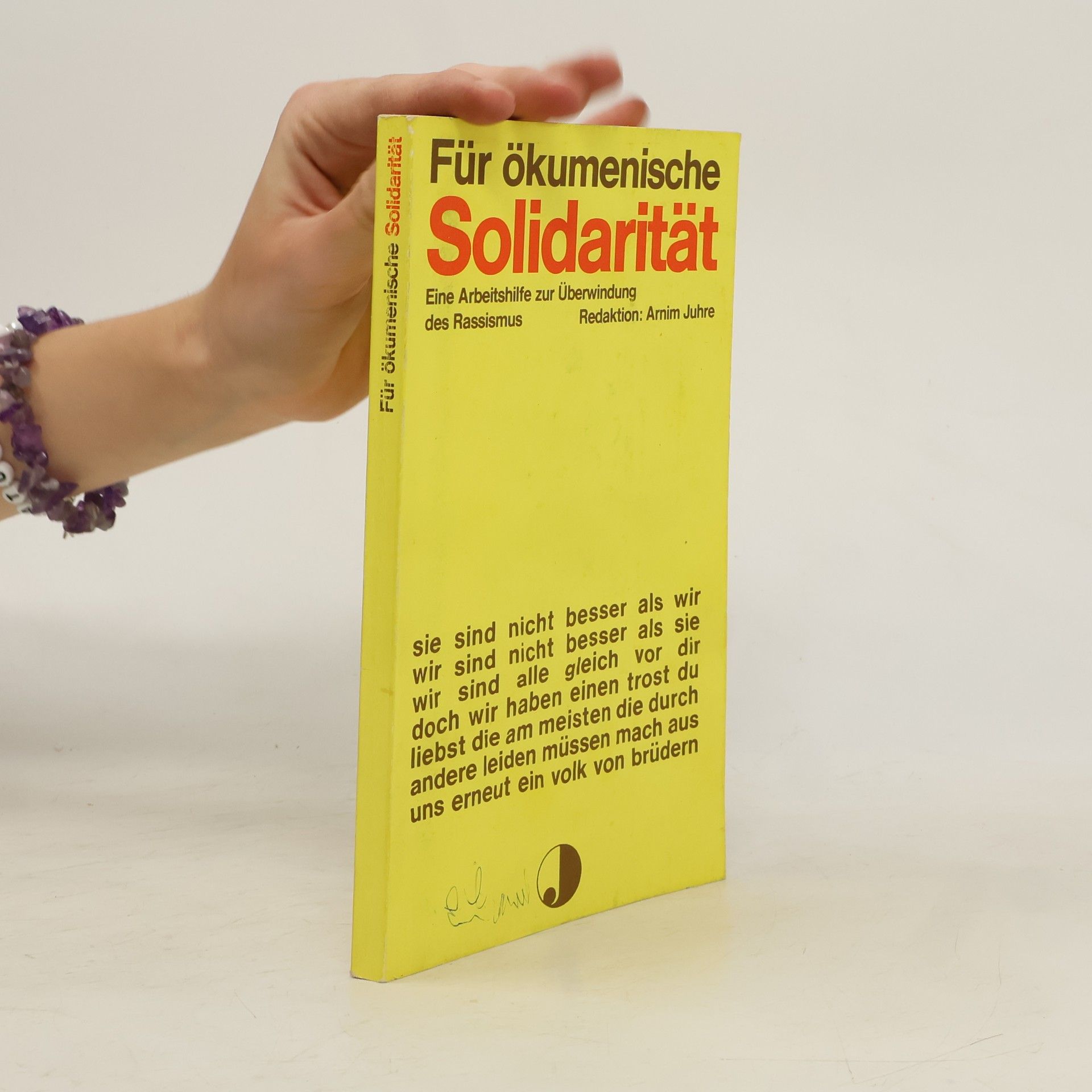 Arnim Juhre Für ökumenische Solidarität
