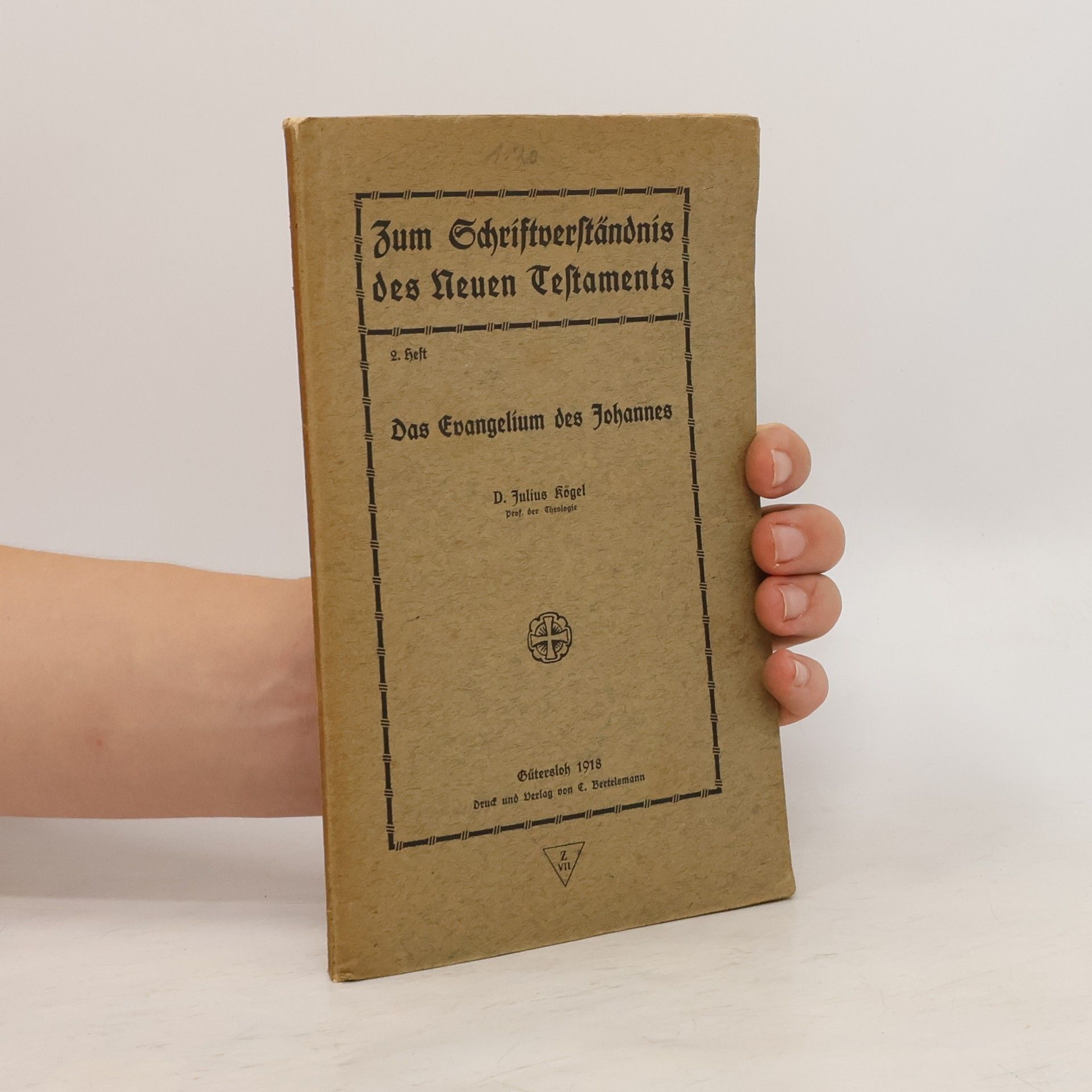 Julius Kögel Das Evangelium des Johannes
