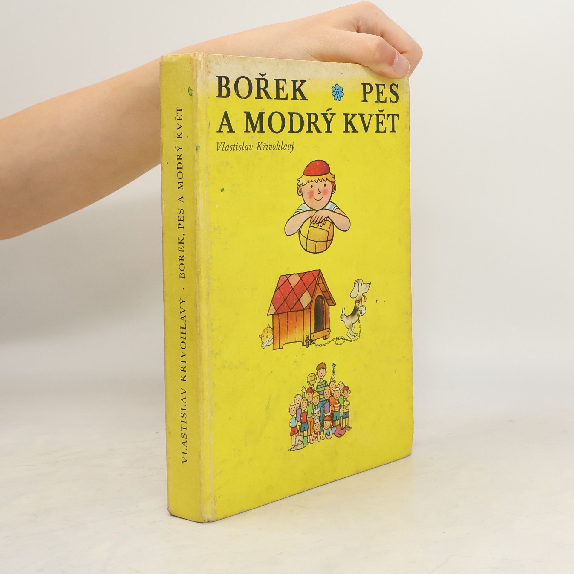 Vlastislav Křivohlavý Bořek, pes a modrý květ