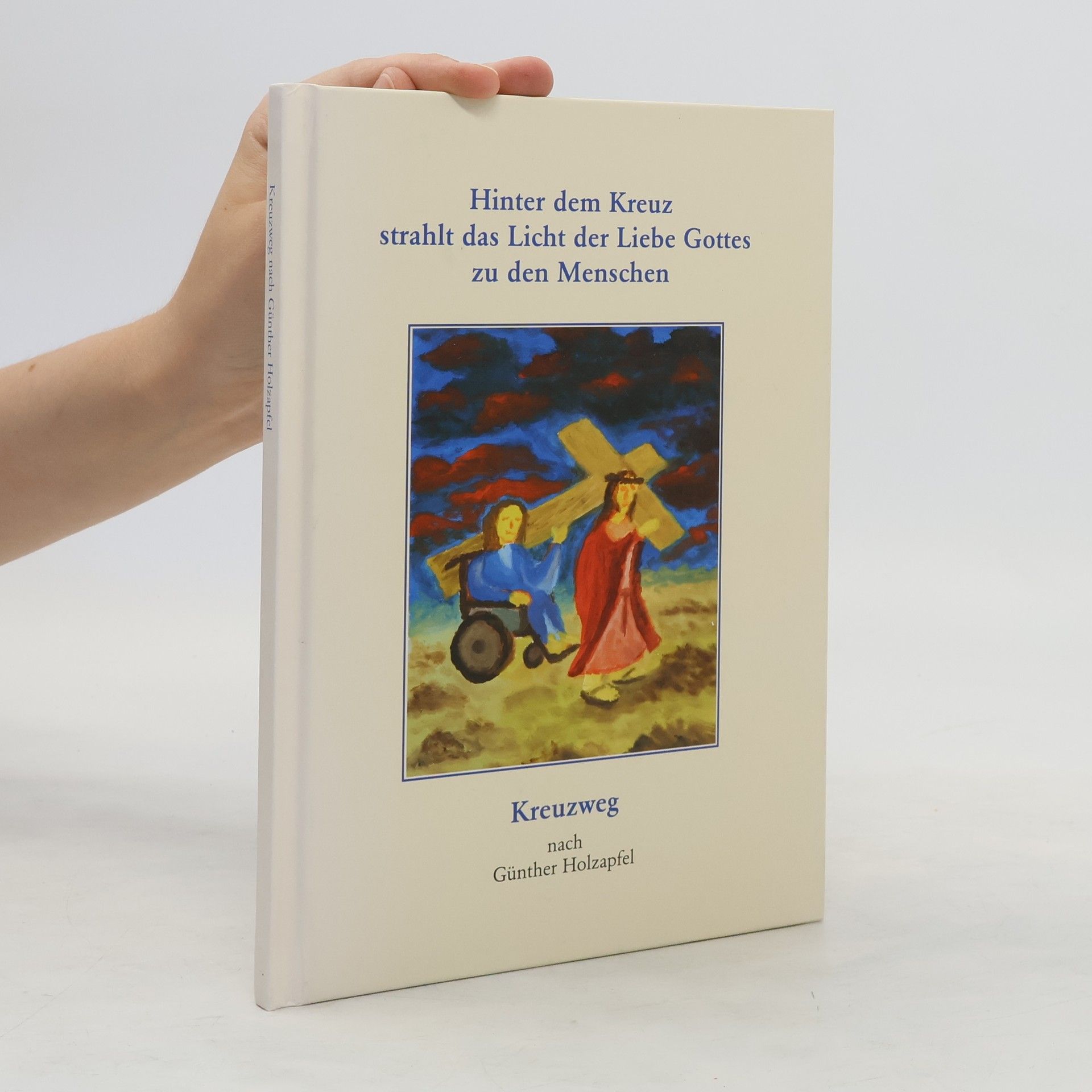 Hinter dem Kreuz strahlt das Licht der Liebe Gottes zu den Menschen. Kreuzweg