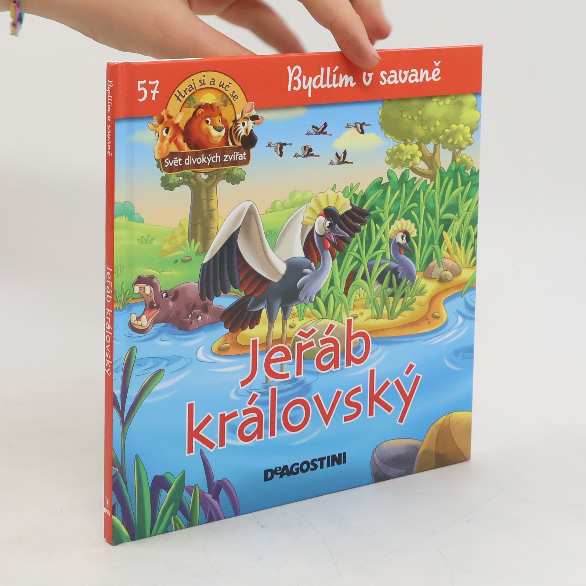 Autores varios Bydlím v savaně 57. Jeřáb královský
