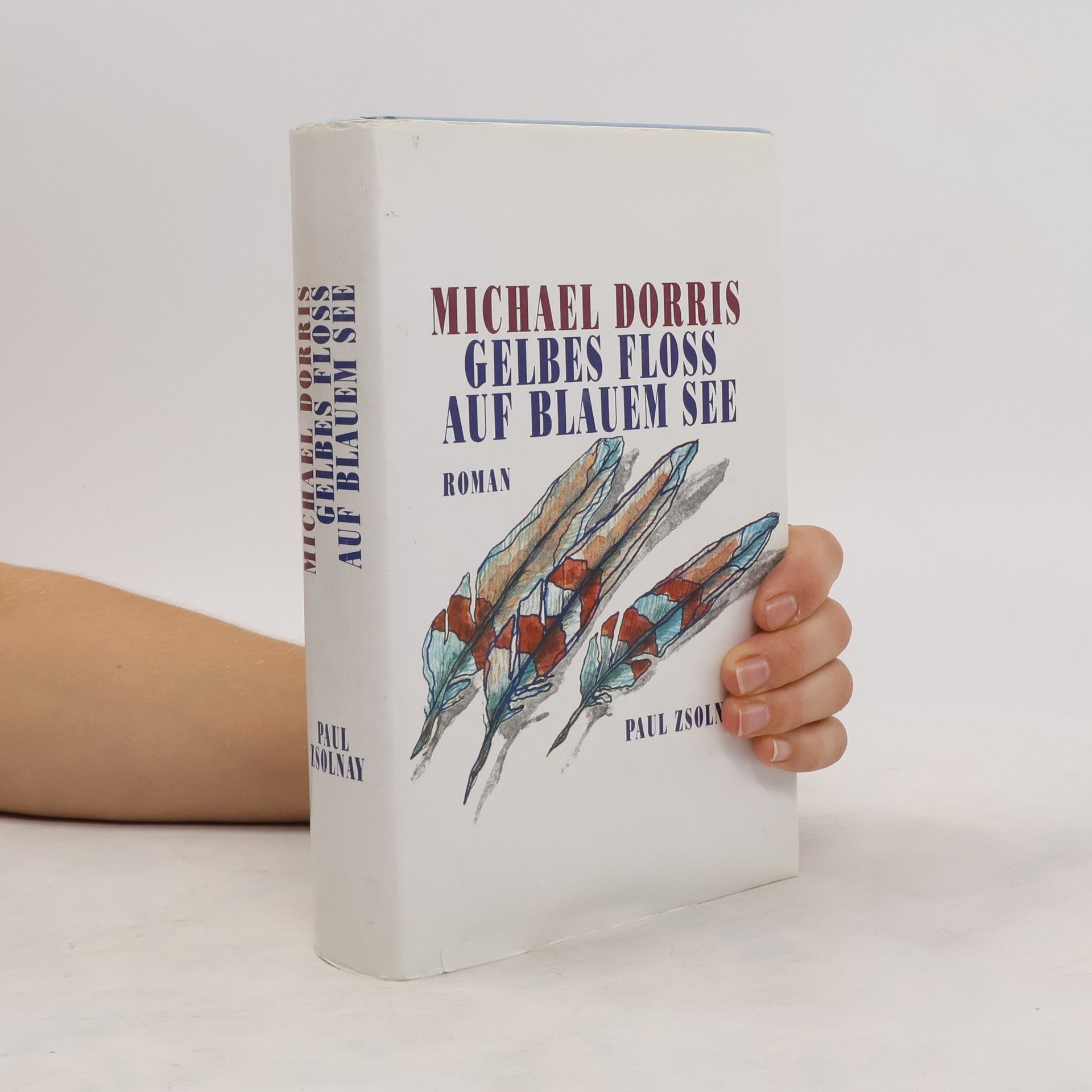Michael Dorris Gelbes Floss auf blauem See