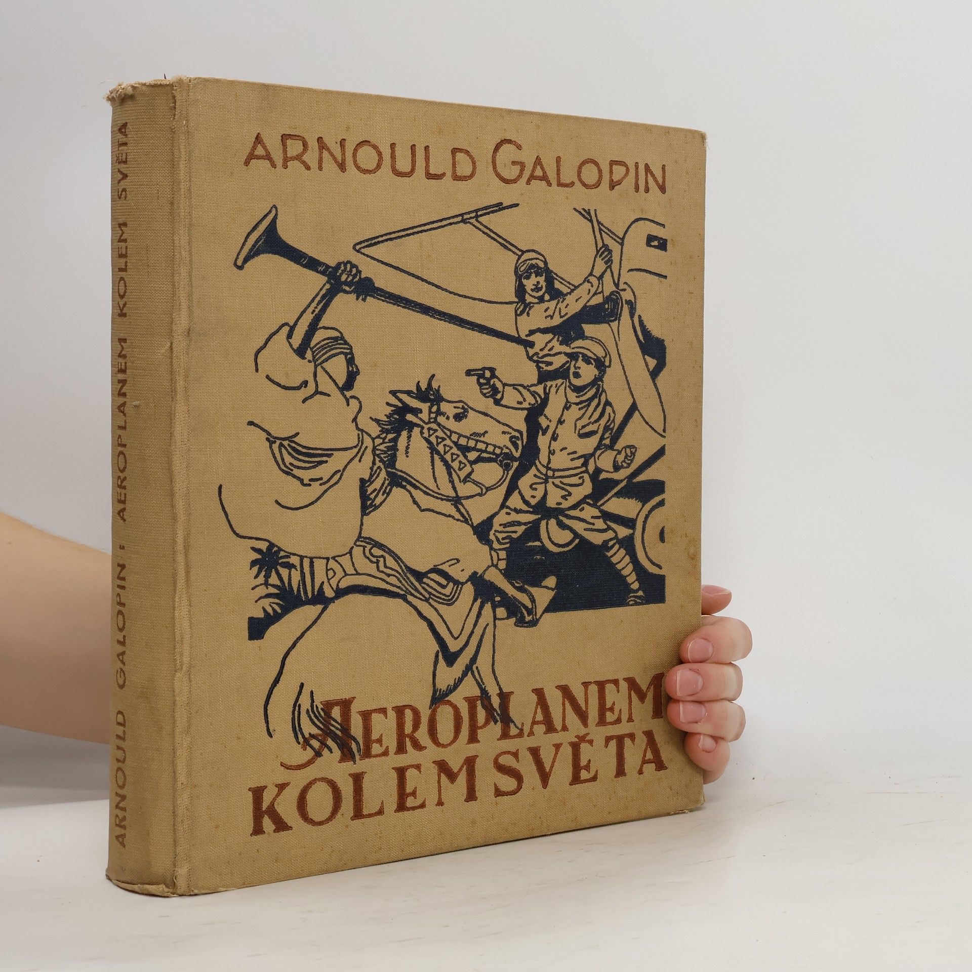 Arnould Galopin Aeroplánem kolem světa