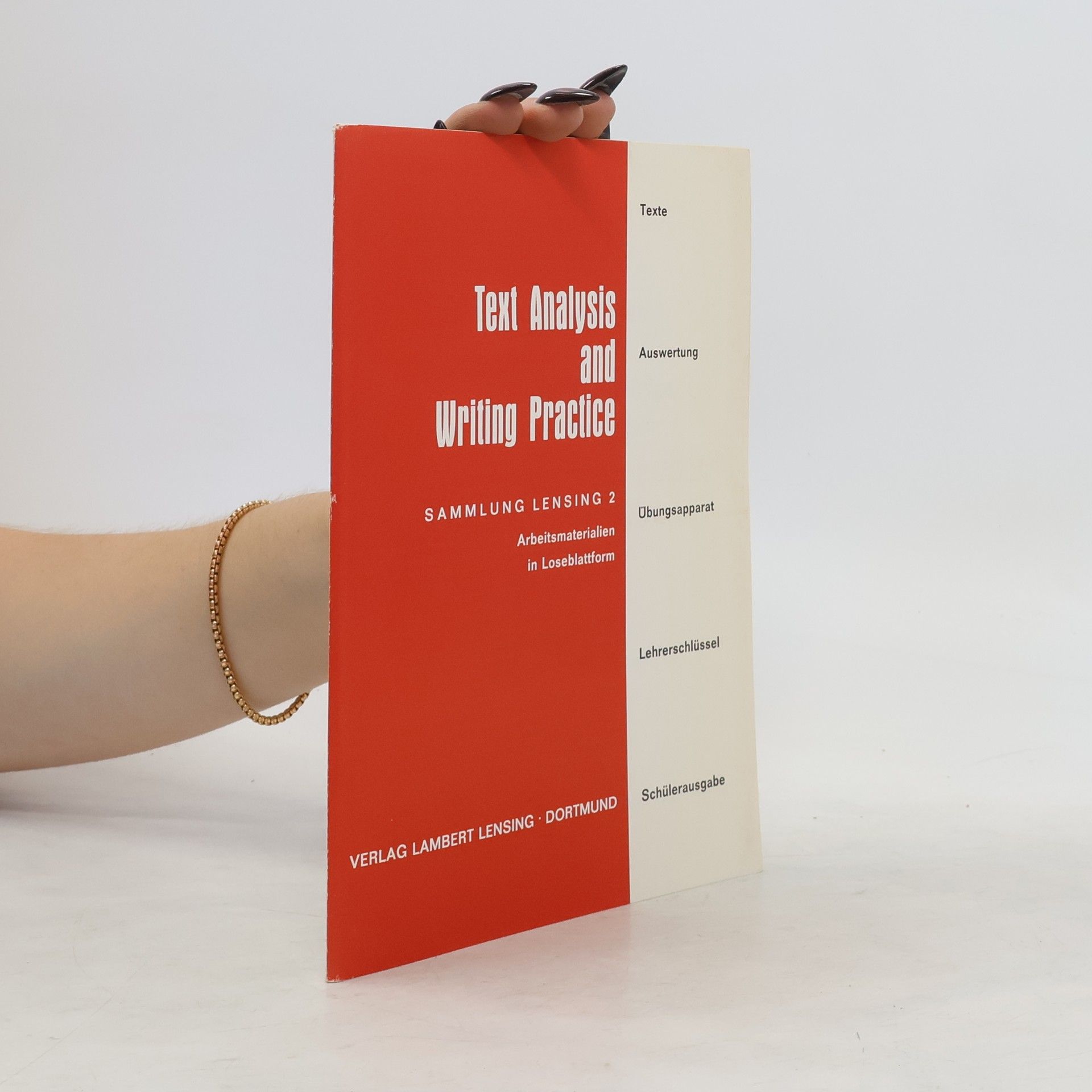Collectif d'auteurs Text Analysis and Writing Practice