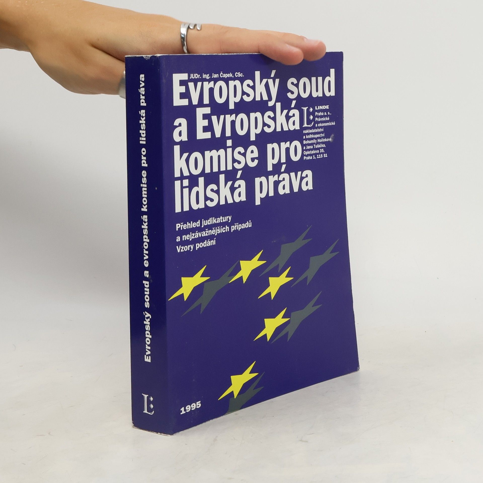 Jan Čapek Evropský soud a Evropská komise pro lidská práva