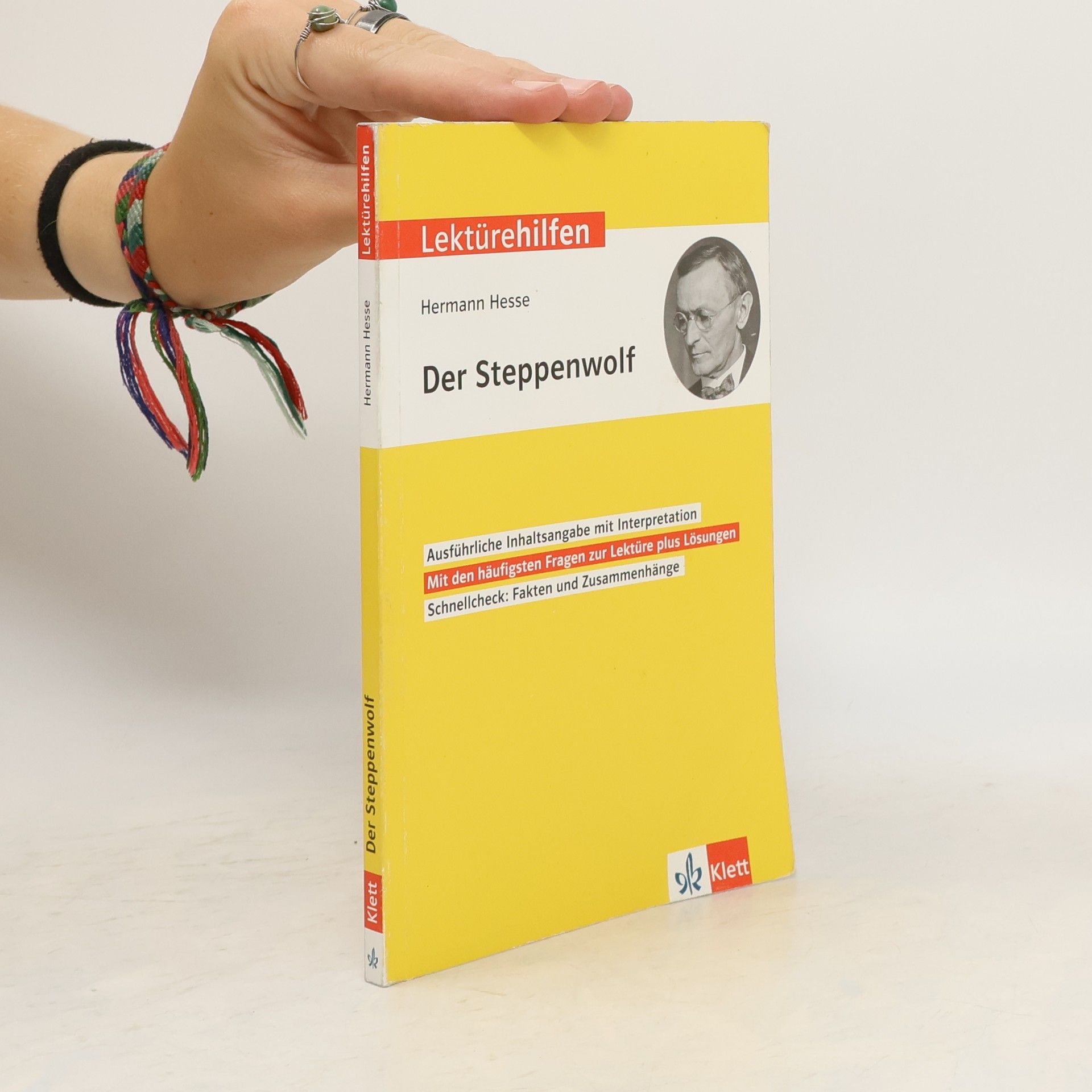 Hermann Hesse Klett Lektürehilfen Hermann Hesse, Der Steppenwolf : für Oberstufe und Abitur