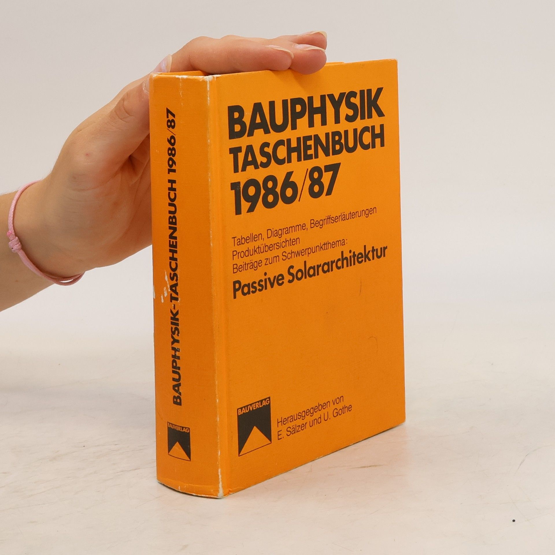 Elmar Sälzer Bauphysik-Taschenbuch 1986/87