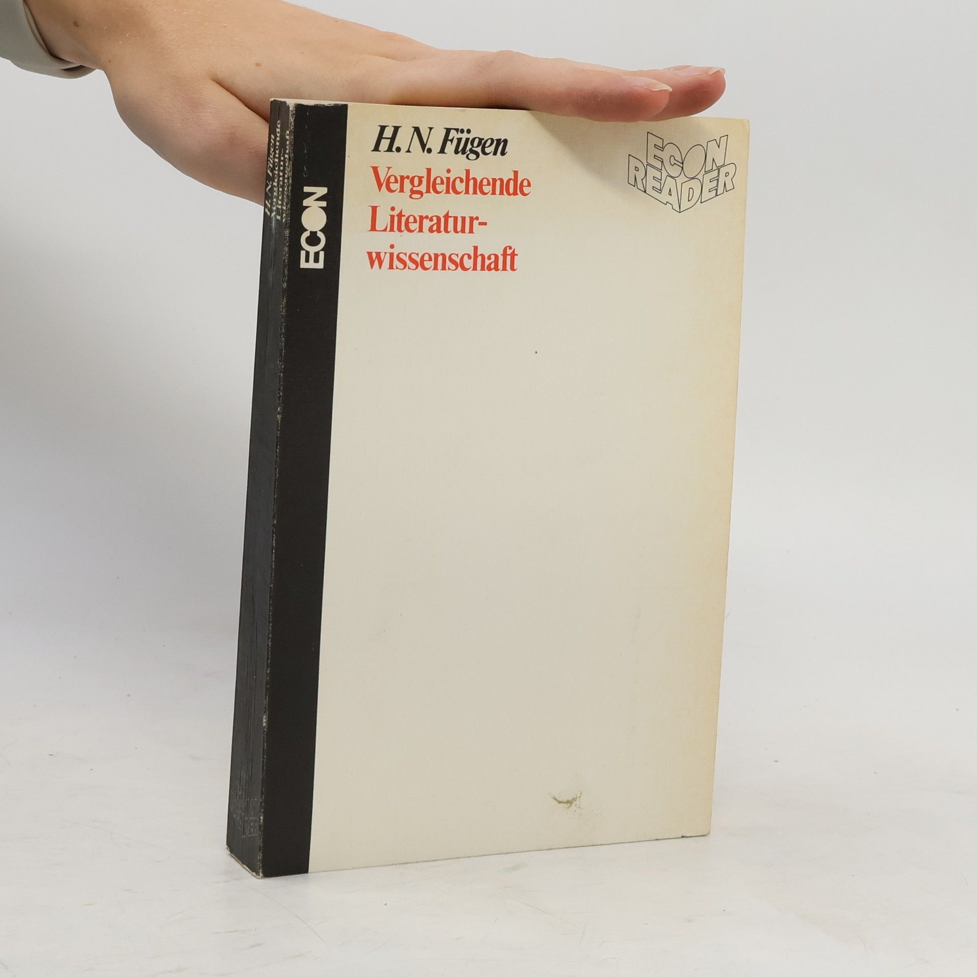 Hans Norbert Fügen Vergleichende Literaturwissenschaft