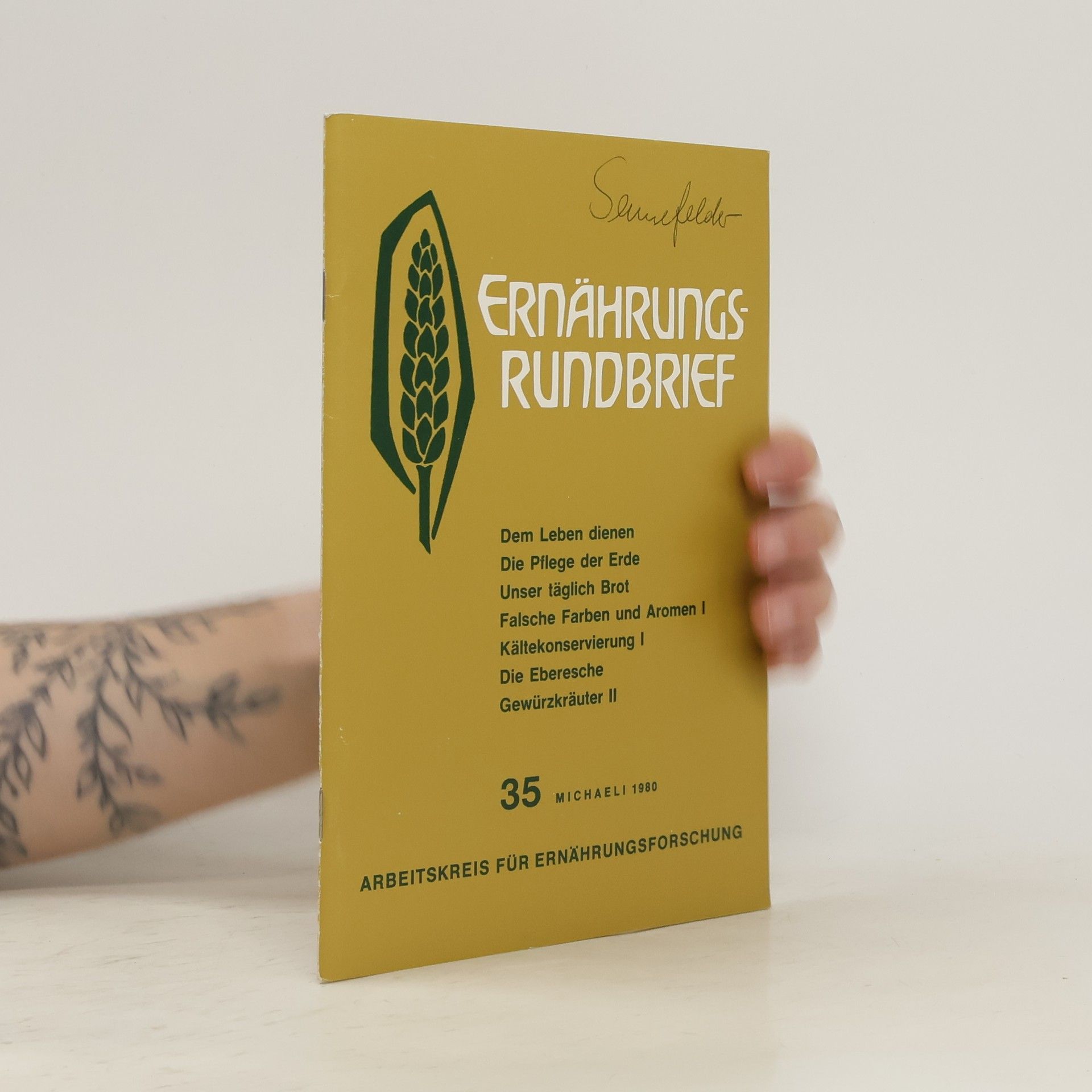 Autores varios Ernänhrungs-rundbrief