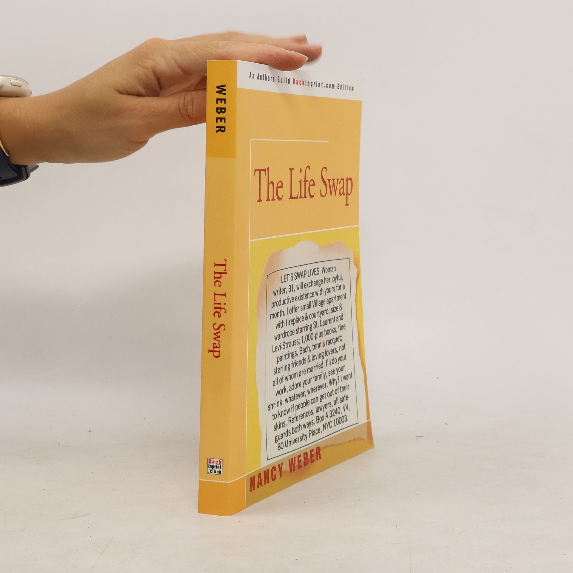 Nancy Weber The Life Swap