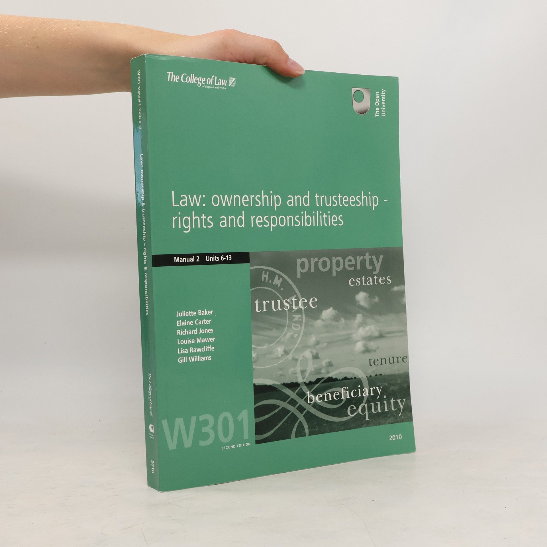 Collectif d'auteurs W301 Manual 2. Units 6-13. Law. Ownership and Trusteeship. Rights and Responsibilities