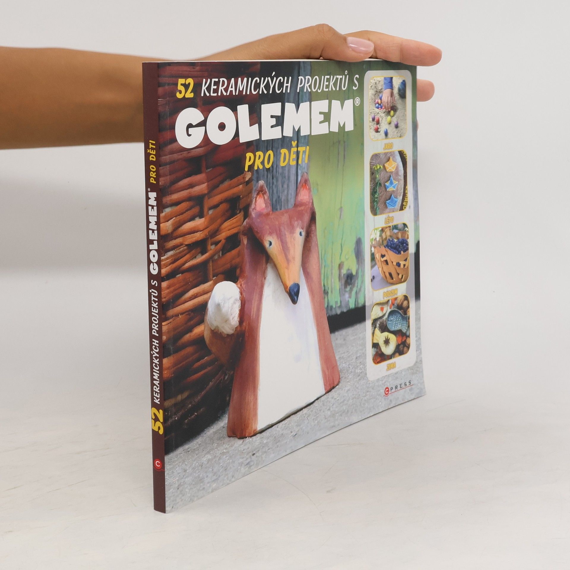 Redakce časopisu Golem 52 keramických projektů s Golemem pro děti