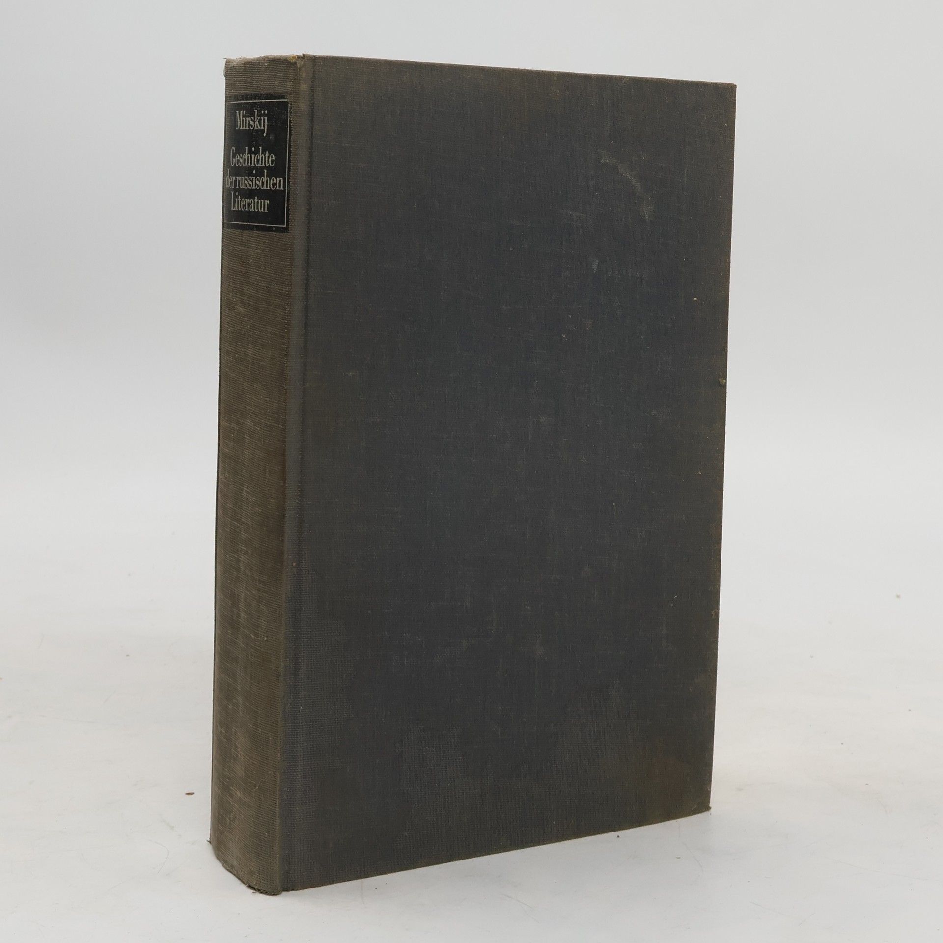 Dimitrij Swjatopolk Mirskij Geschichte derrussischen Literatur