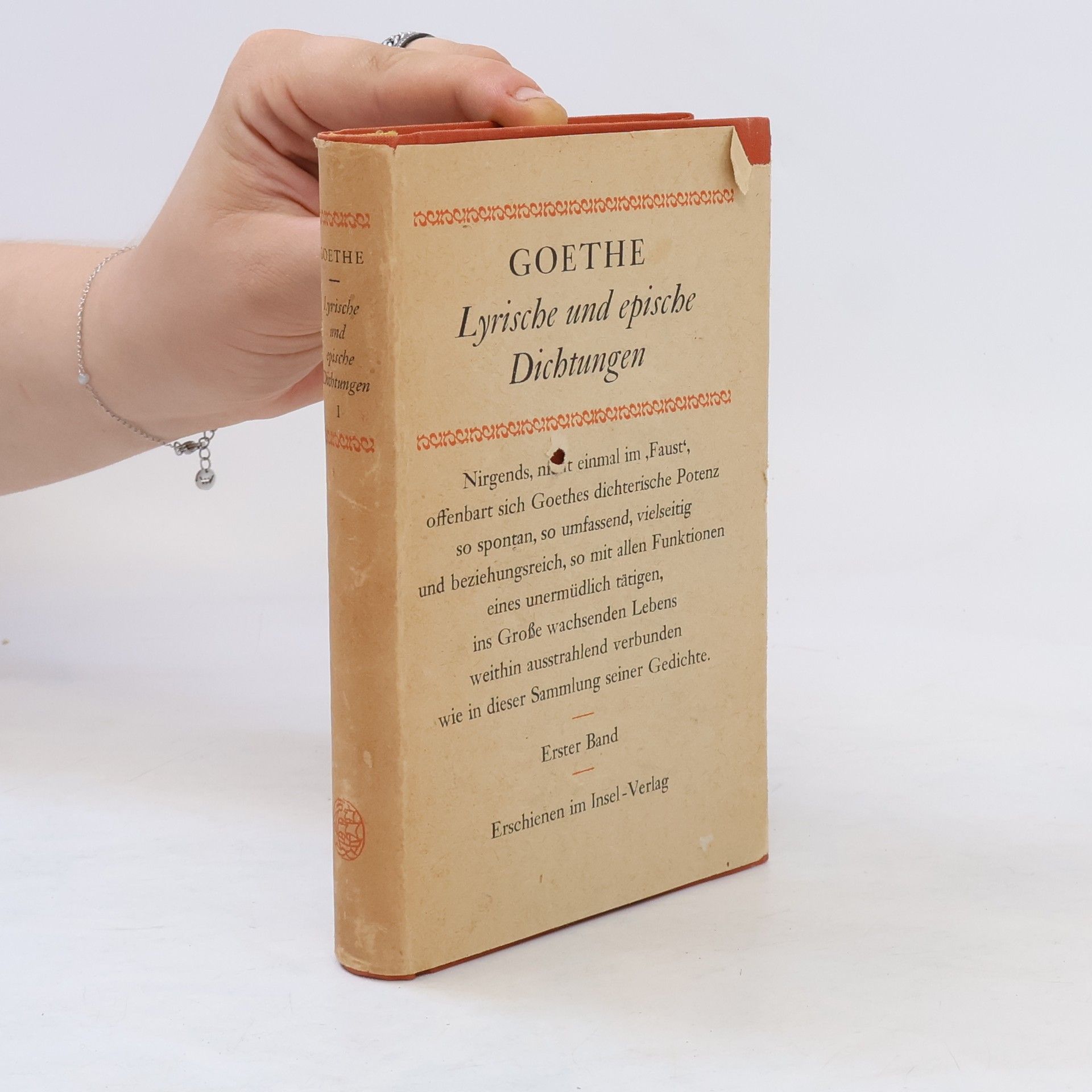 Johann Wolfgang von Goethe Lyrische und epische Dichtungen 1.