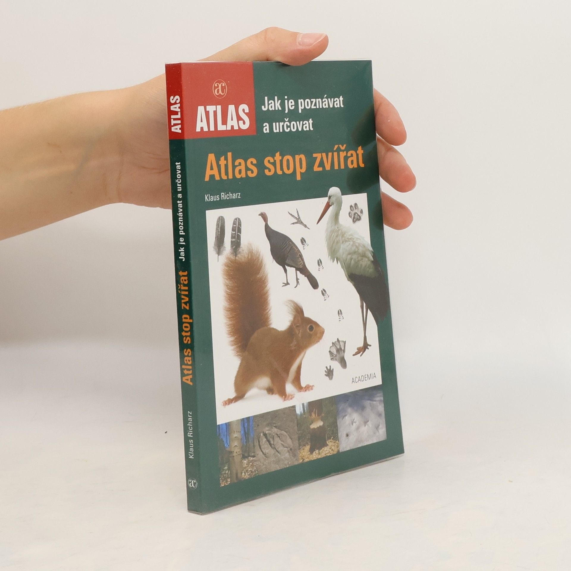 Klaus Richarz Atlas stop zvířat - Jak je poznávat a určovat