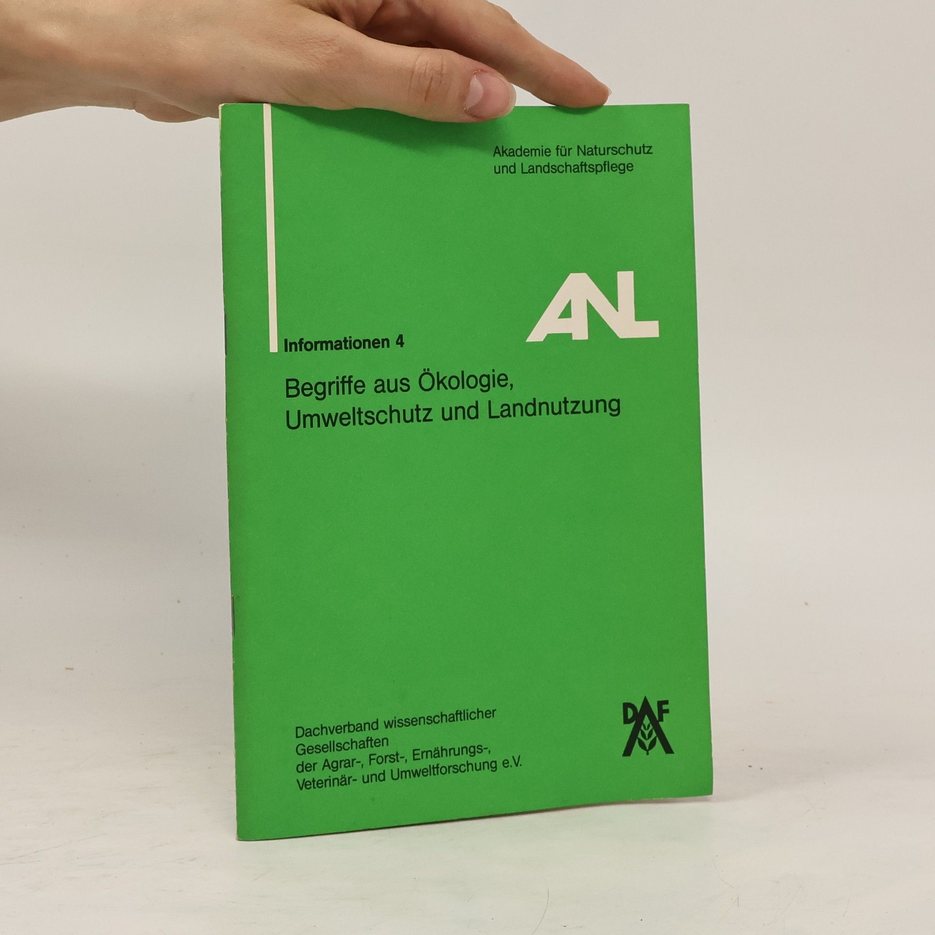 Collectif d'auteurs Begriffe aus Ökologie, Umweltschutz und Landnutzung