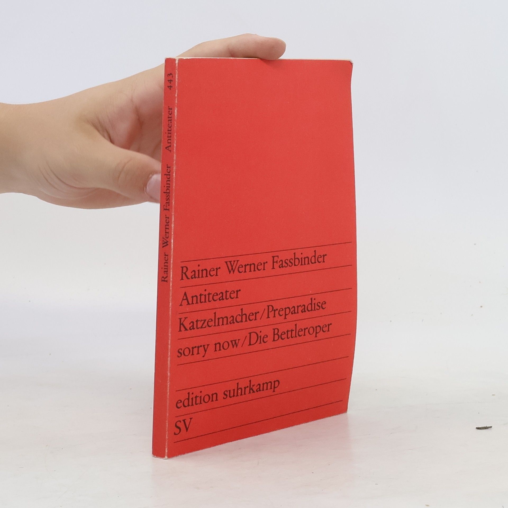 Rainer Werner Fassbinder Antiteater