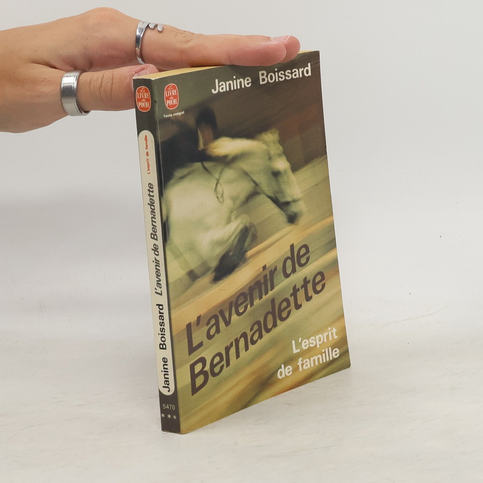 Janine Boissard L'avenir de Bernadette