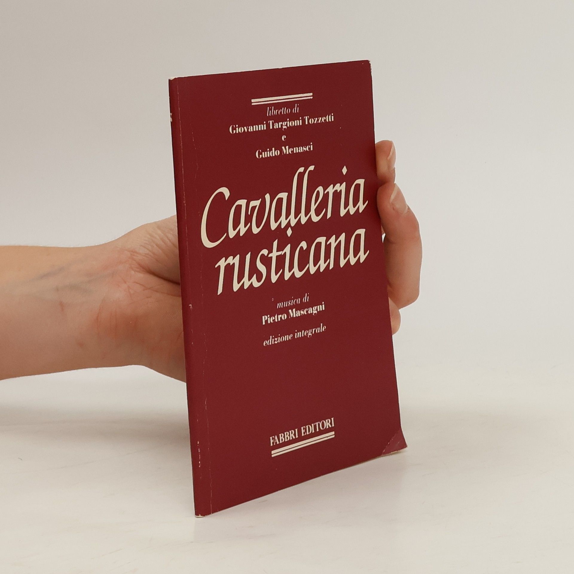 Giovanni Targioni Tozzetti Cavalleria rusticana