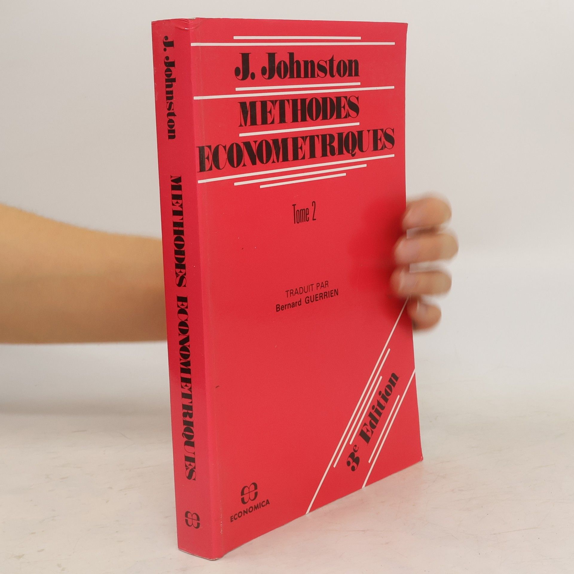 J. Johnston Méthodes économétriques