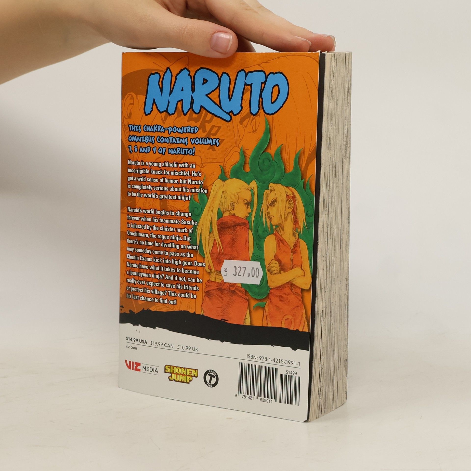 Masashi Kishimoto Naruto (3-in-1 Edition), Vol. 3