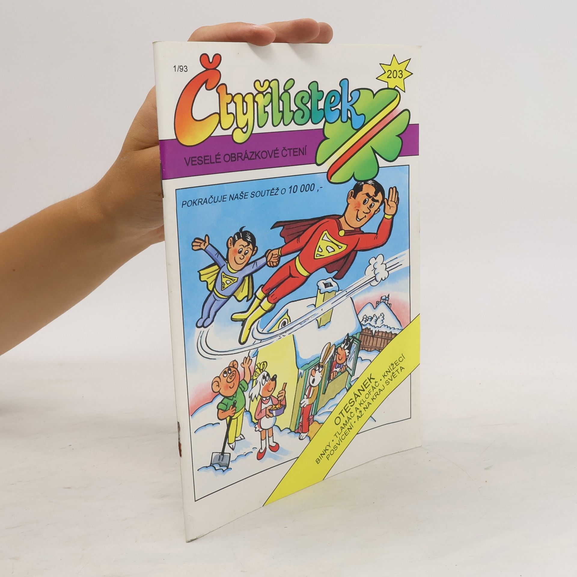 Kolektív autorov Čtyřlístek 203. 1/1993. Otesánek