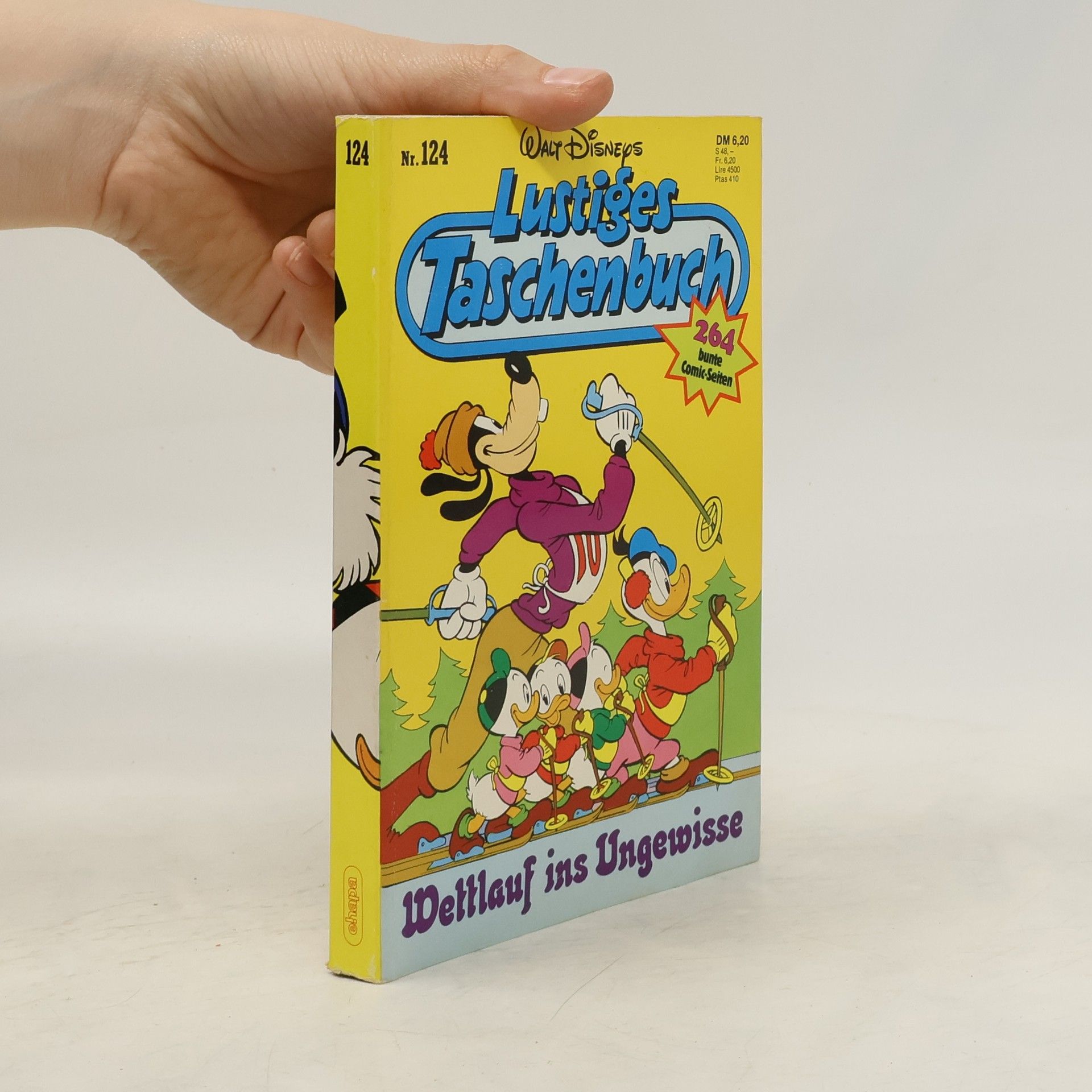 Walt Disney Lustiges Taschenbuch Nr.124. Wettlauf ins Ungewisse