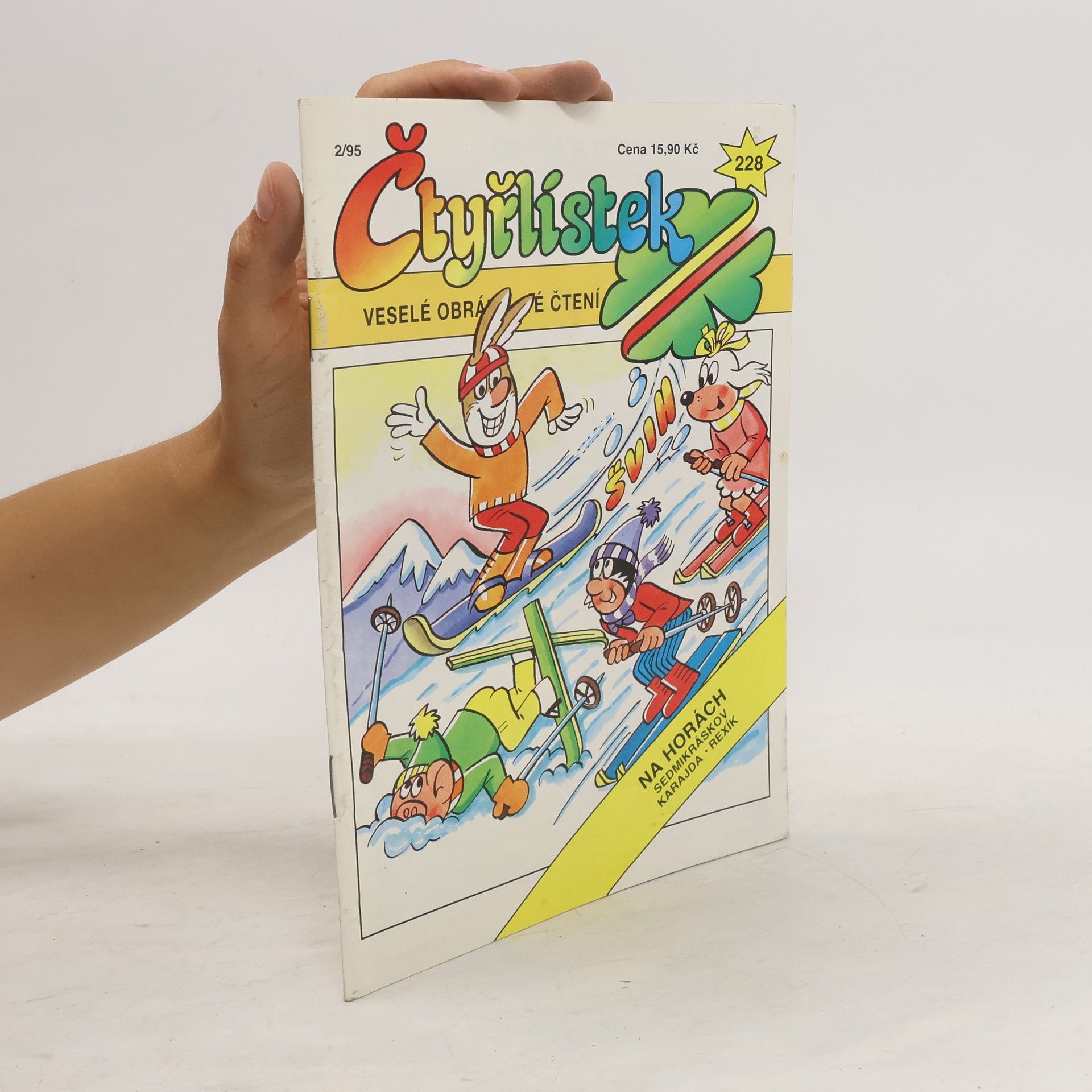 Auteurscollectief Čtyřlístek 228. 2/1995. Na horách
