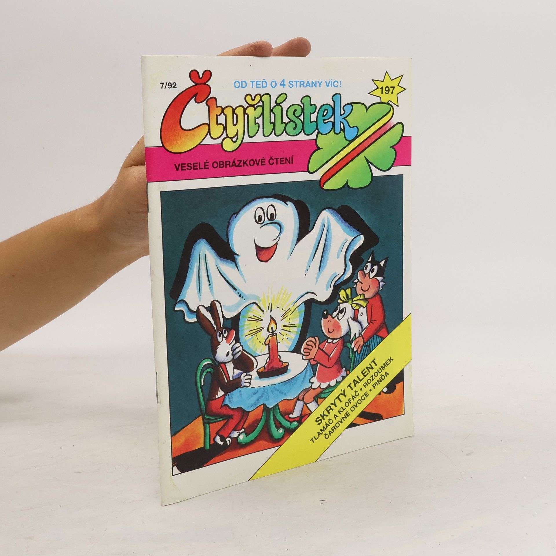 Kolektiv autorů Čtyřlístek 197. 7/1992. Skrytý talent