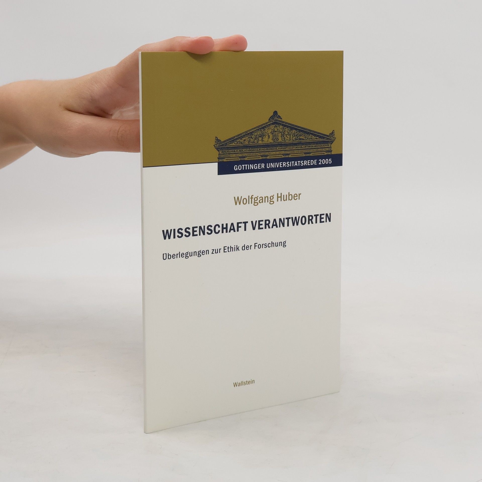 Wolfgang Huber Wissenschaft verantworten