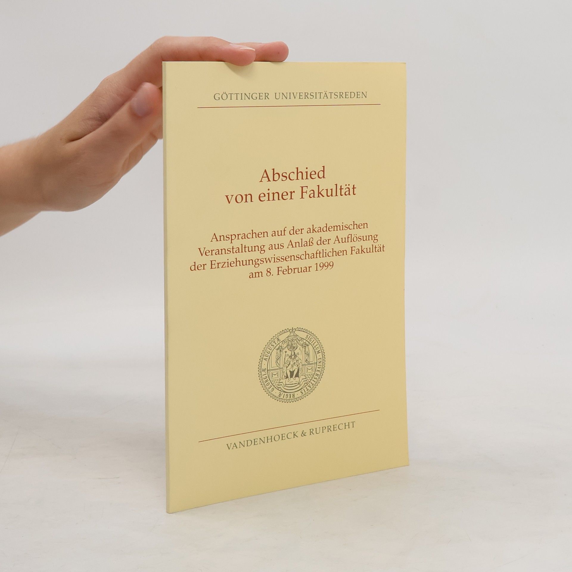 Collectif d'auteurs Abschied von einer Fakultät