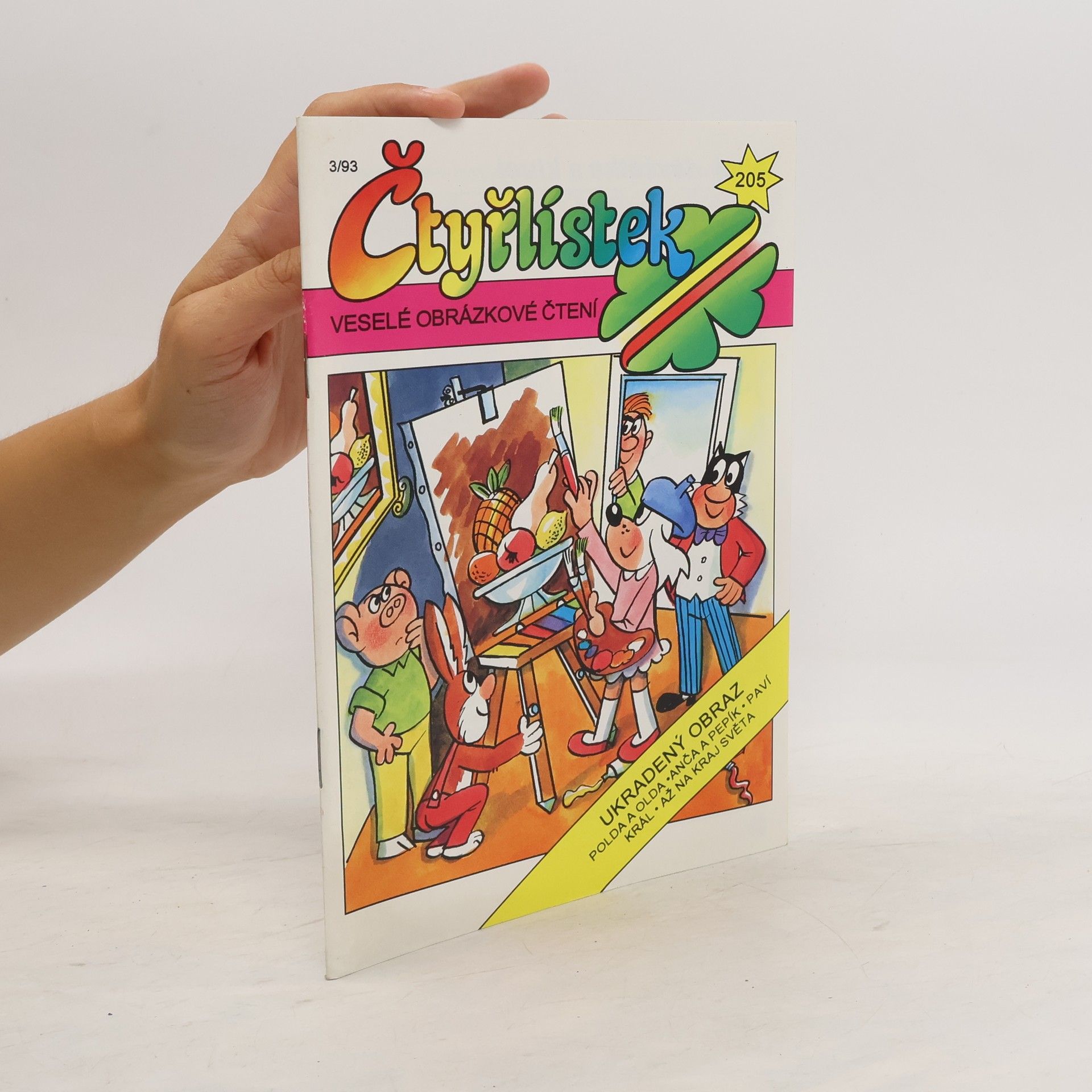 Kolektiv autorů Čtyřlístek 3/1993 205. Ukradený obraz