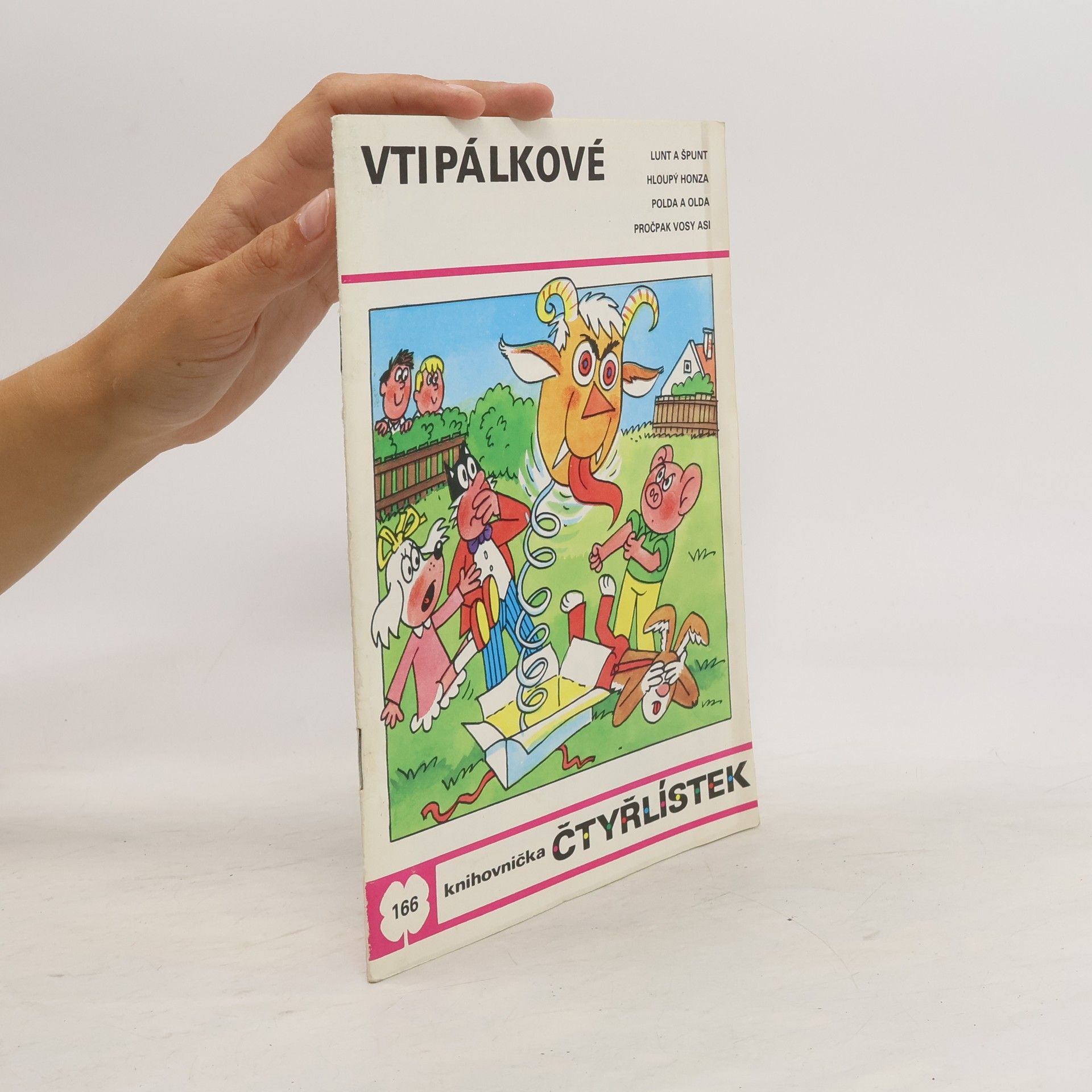 Jaroslav Němeček Čtyřlístek 166. Vtipálkové