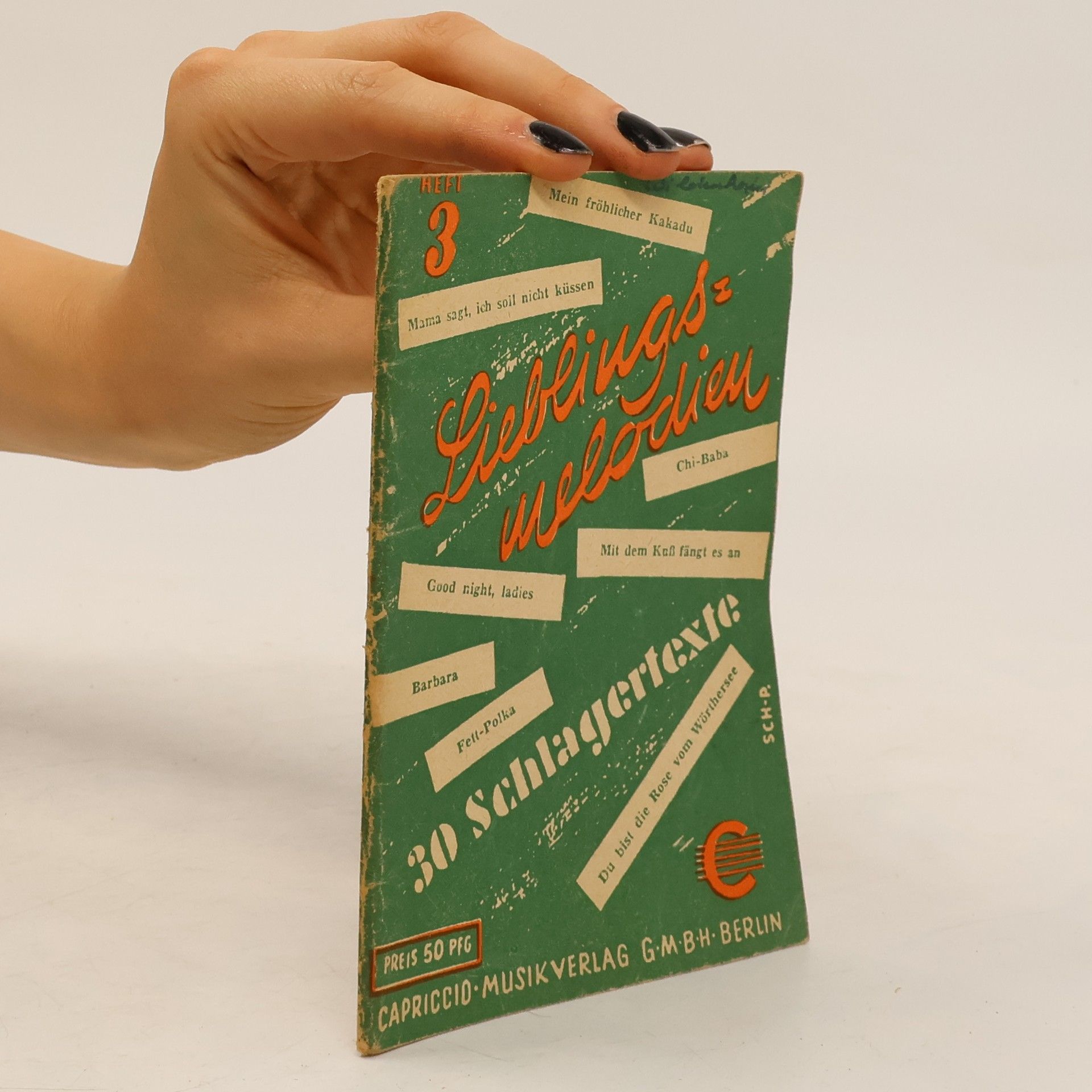 AA.VV. Lieblingsmelodien Heft 3. 30 Schlagertexte