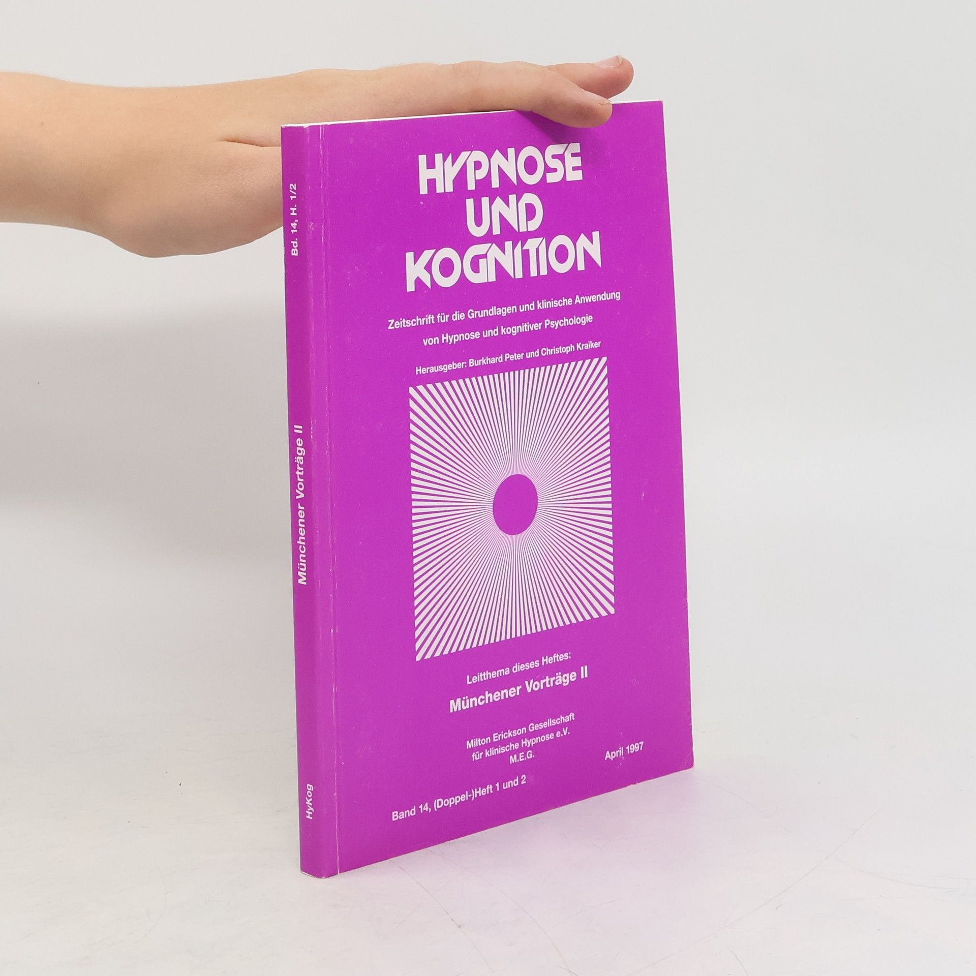 Peter Burkhard Hypnose und Kognition