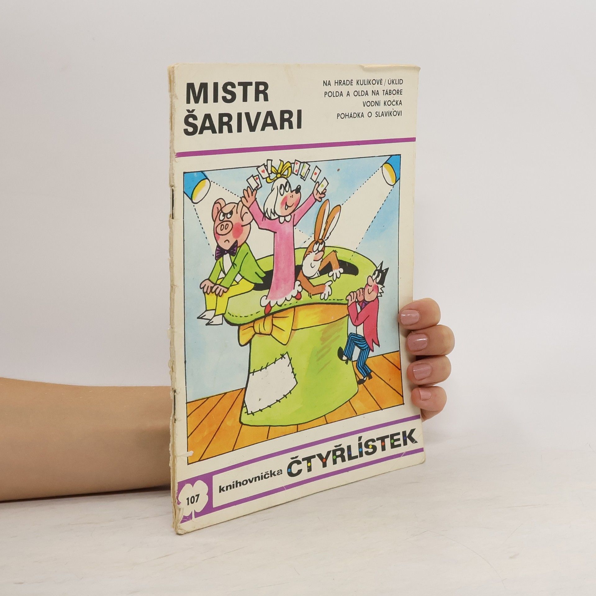 Jaroslav Němeček Čtyřlístek č. 107. Mistr Šarivari