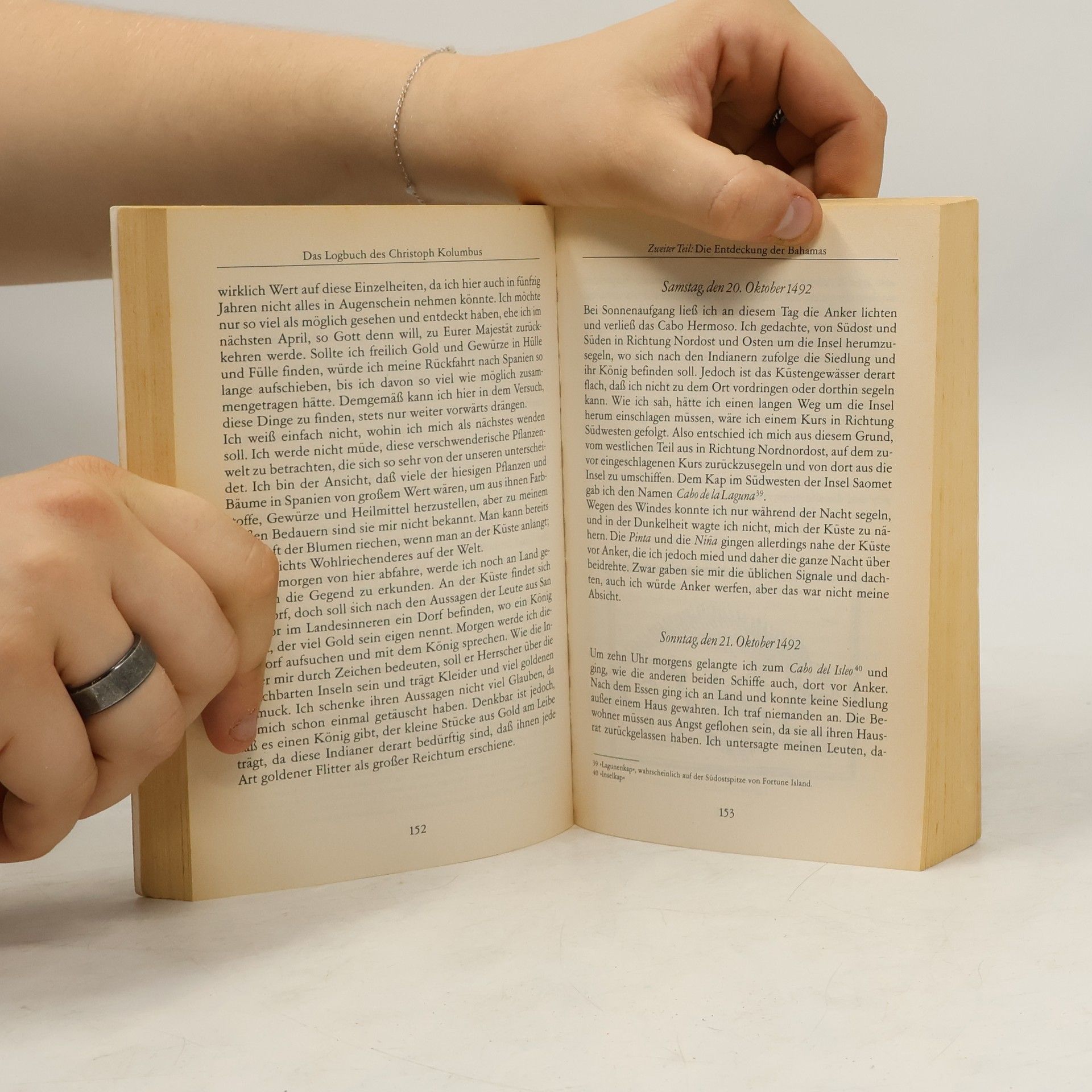Cristoforo Colombo Das Logbuch des Christoph Kolumbus