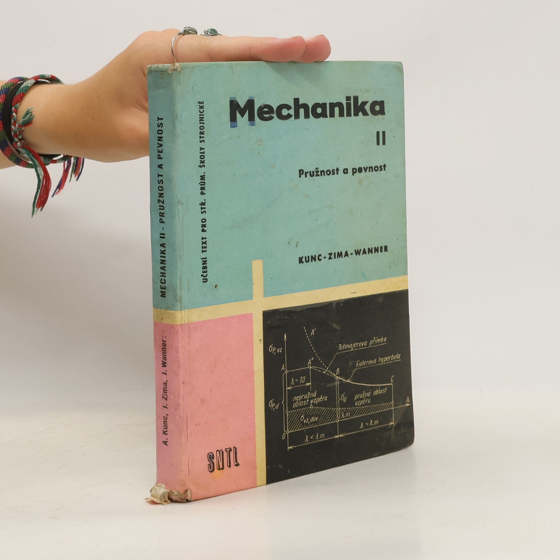 Antonín Kunc Mechanika : učební text pro střední průmyslové školy strojn. Díl 2, Pružnost a pevnost