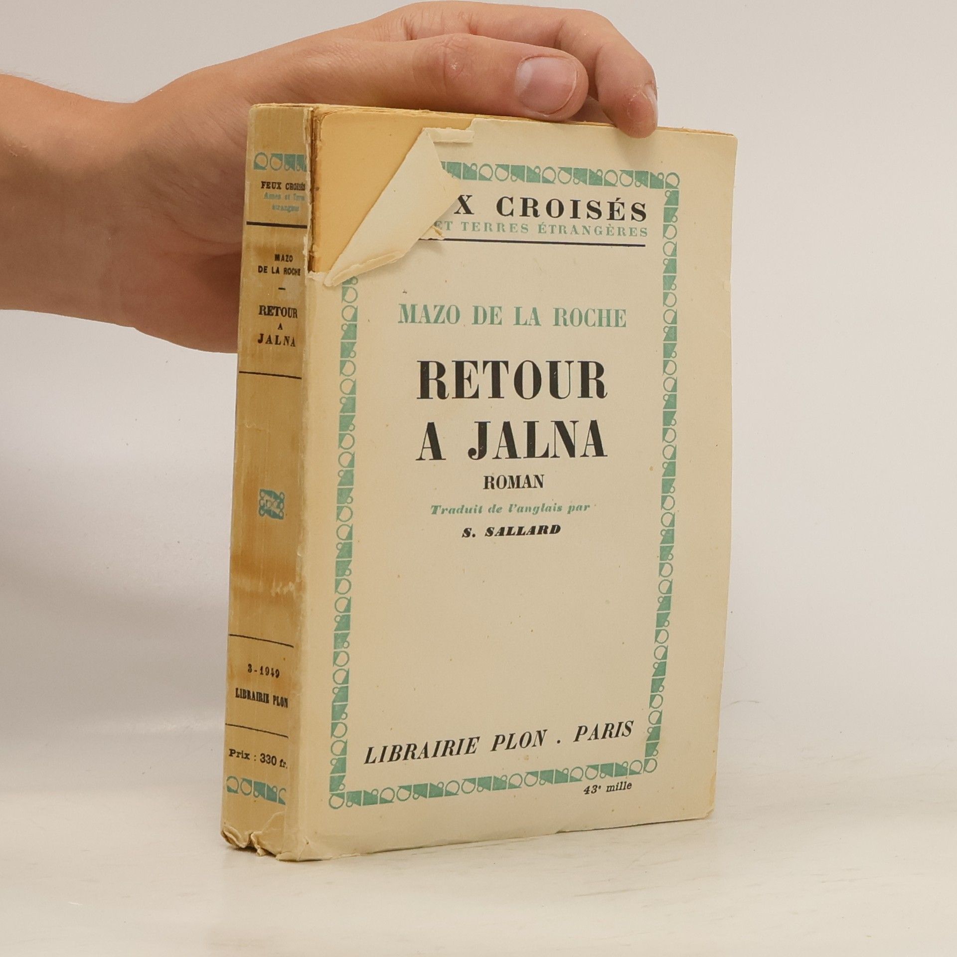 Mazo De la Roche Retour a Jalna.