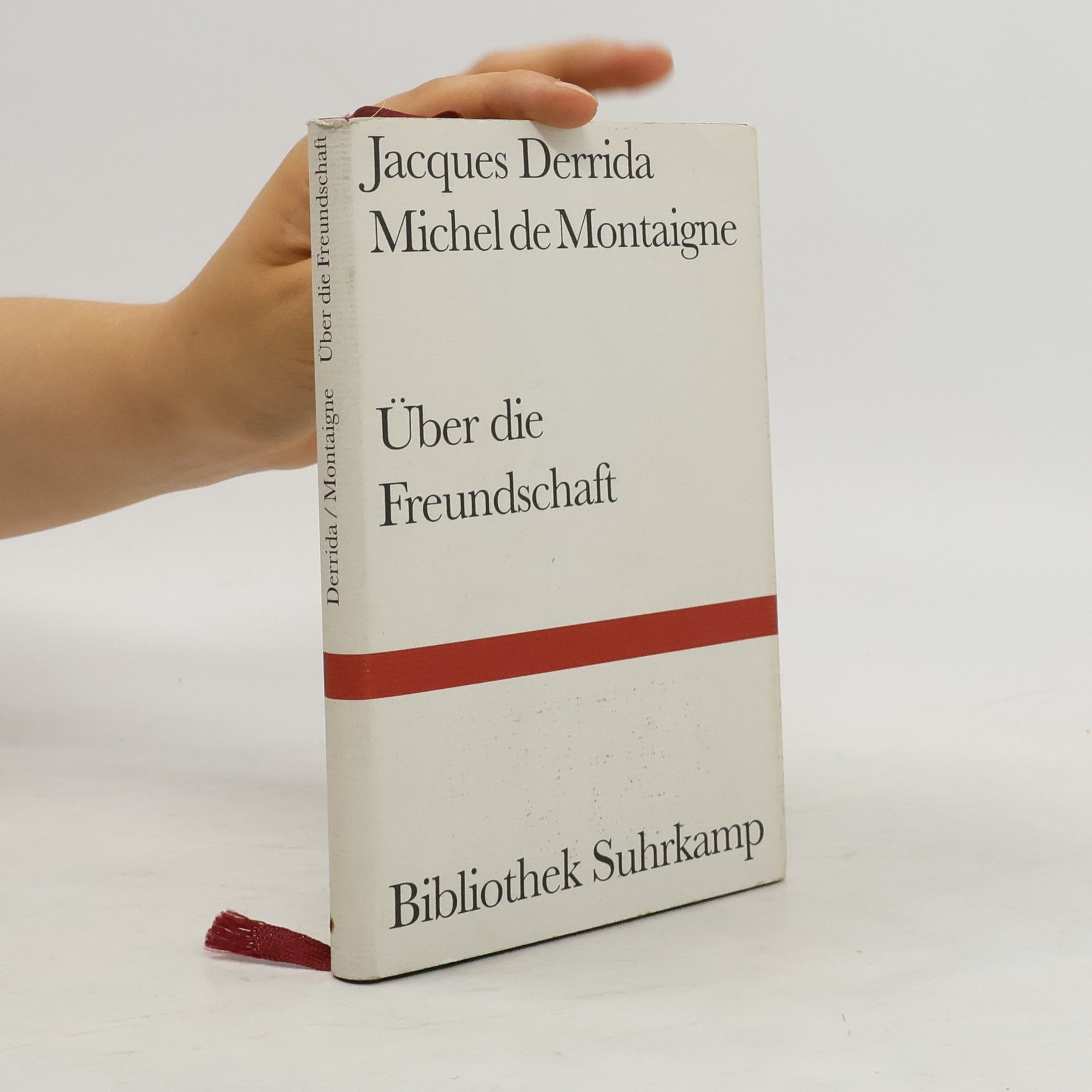 Jacques Derrida Über die Freundschaft